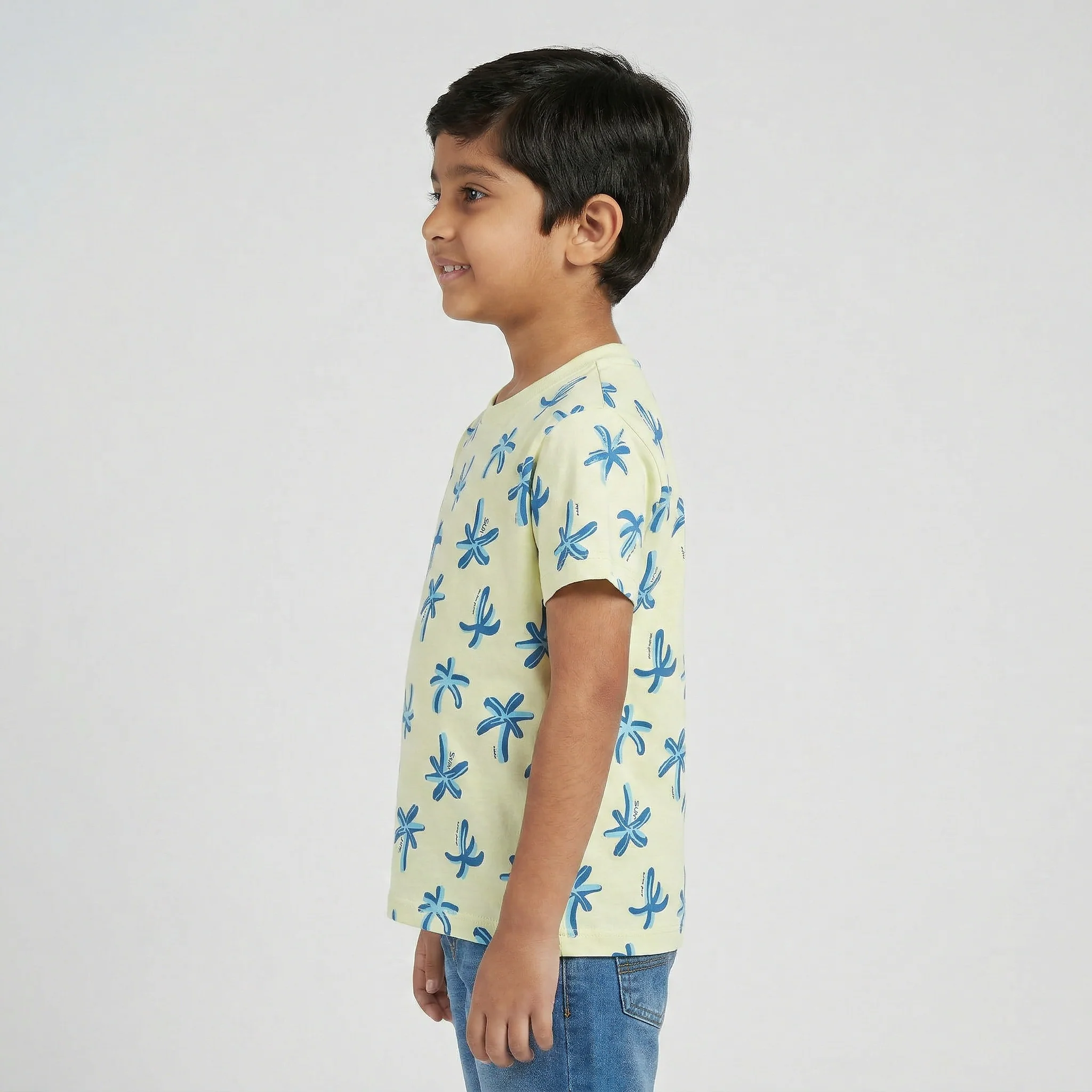 Boys Cotton Crew Neck Graphitee - Image 2