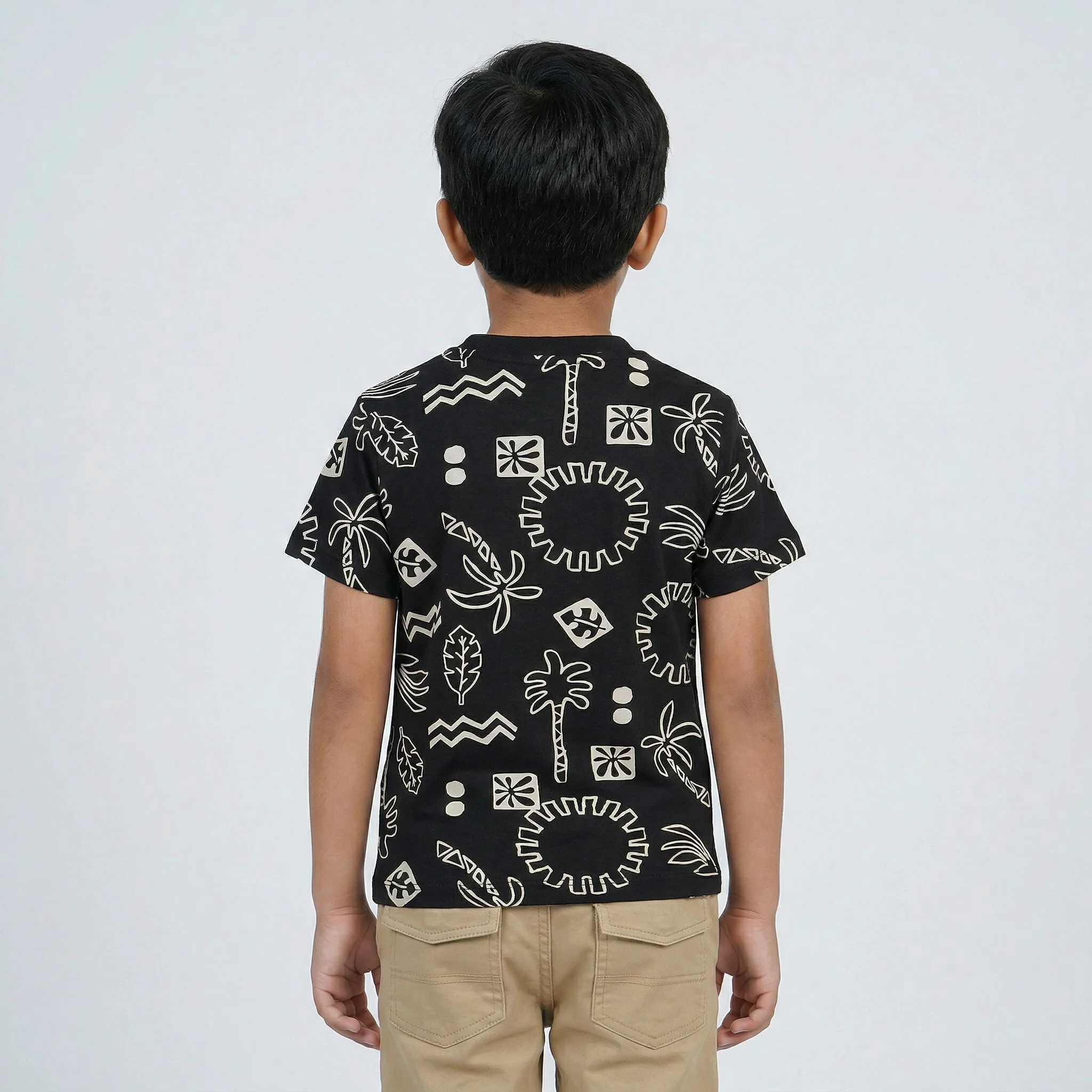 Boys Cotton Crew Neck Graphitee - Image 3