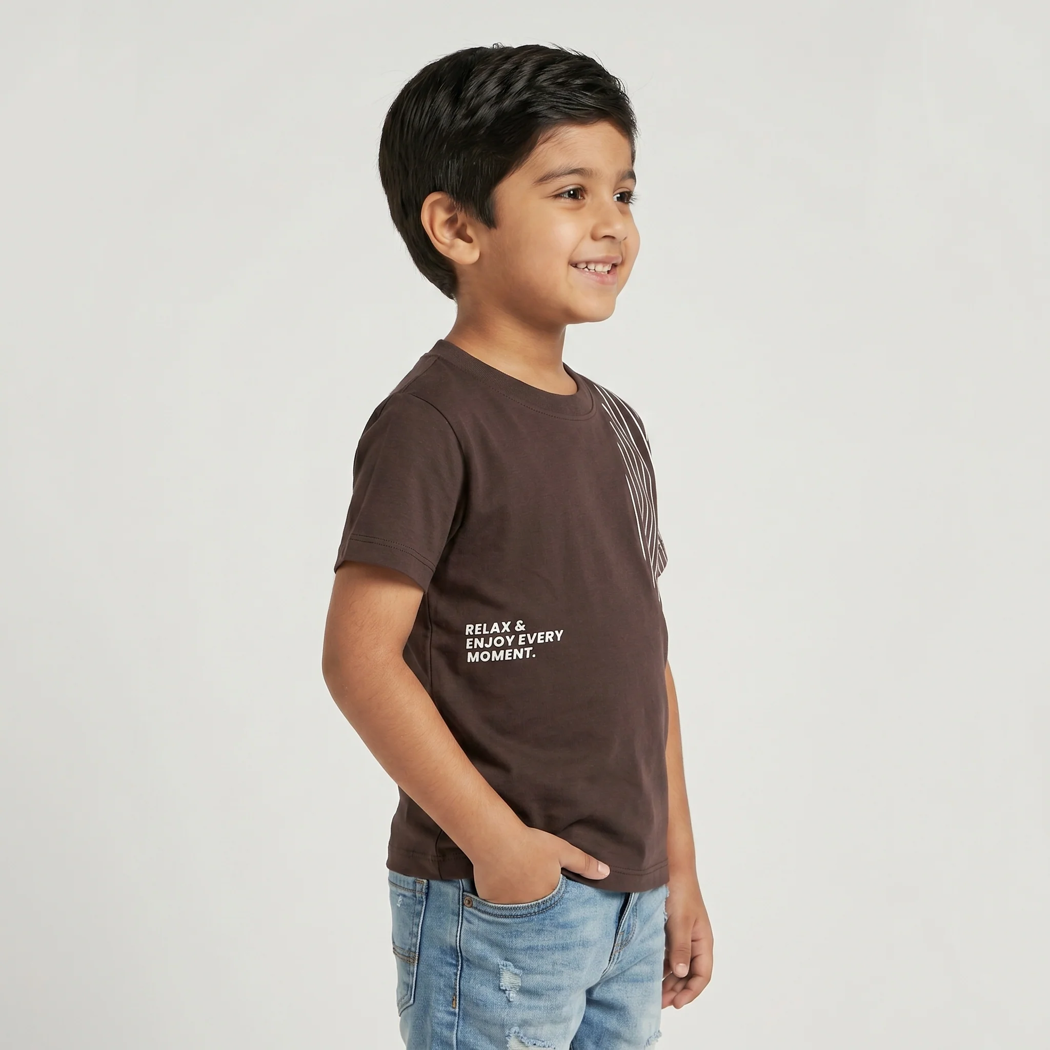 Boys Cotton Cut and Sew T-Shirt - Image 2