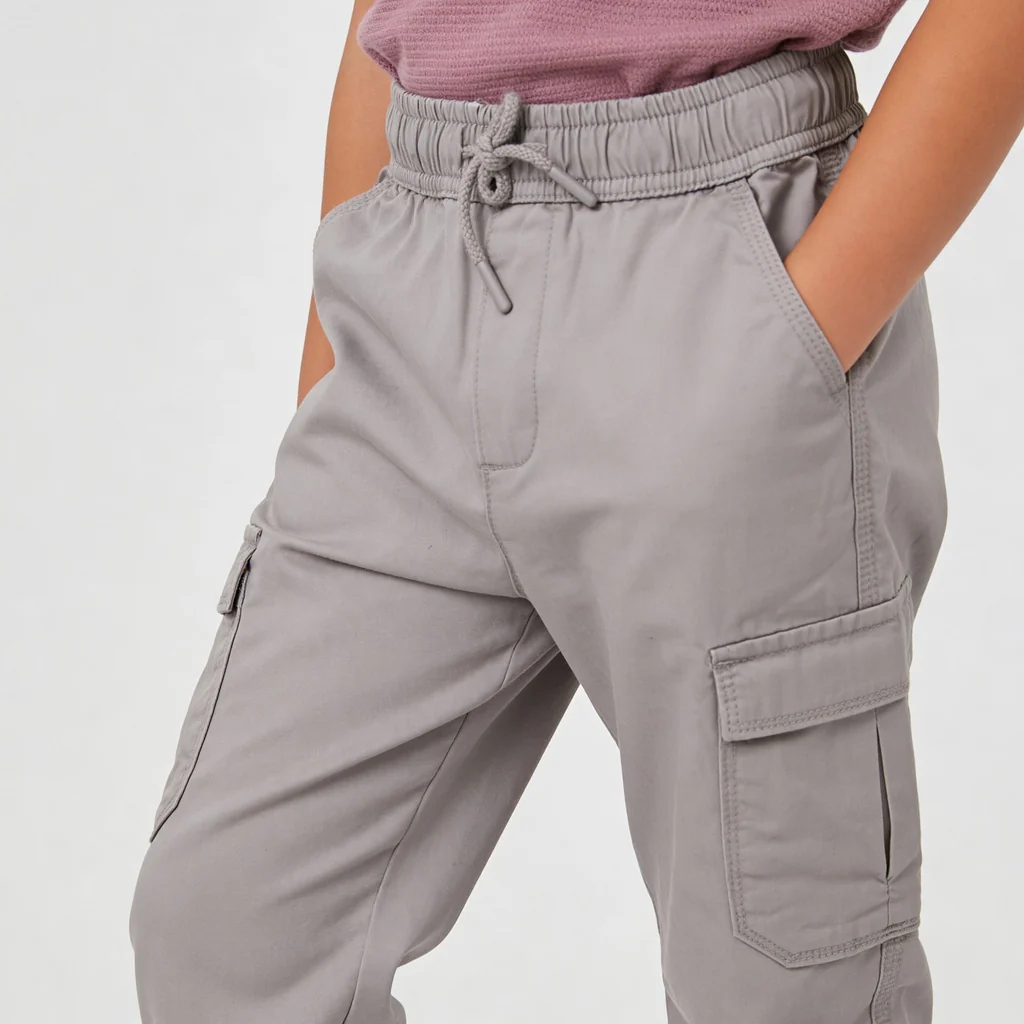 Boys Cotton Full Lenght Cargos - Image 14