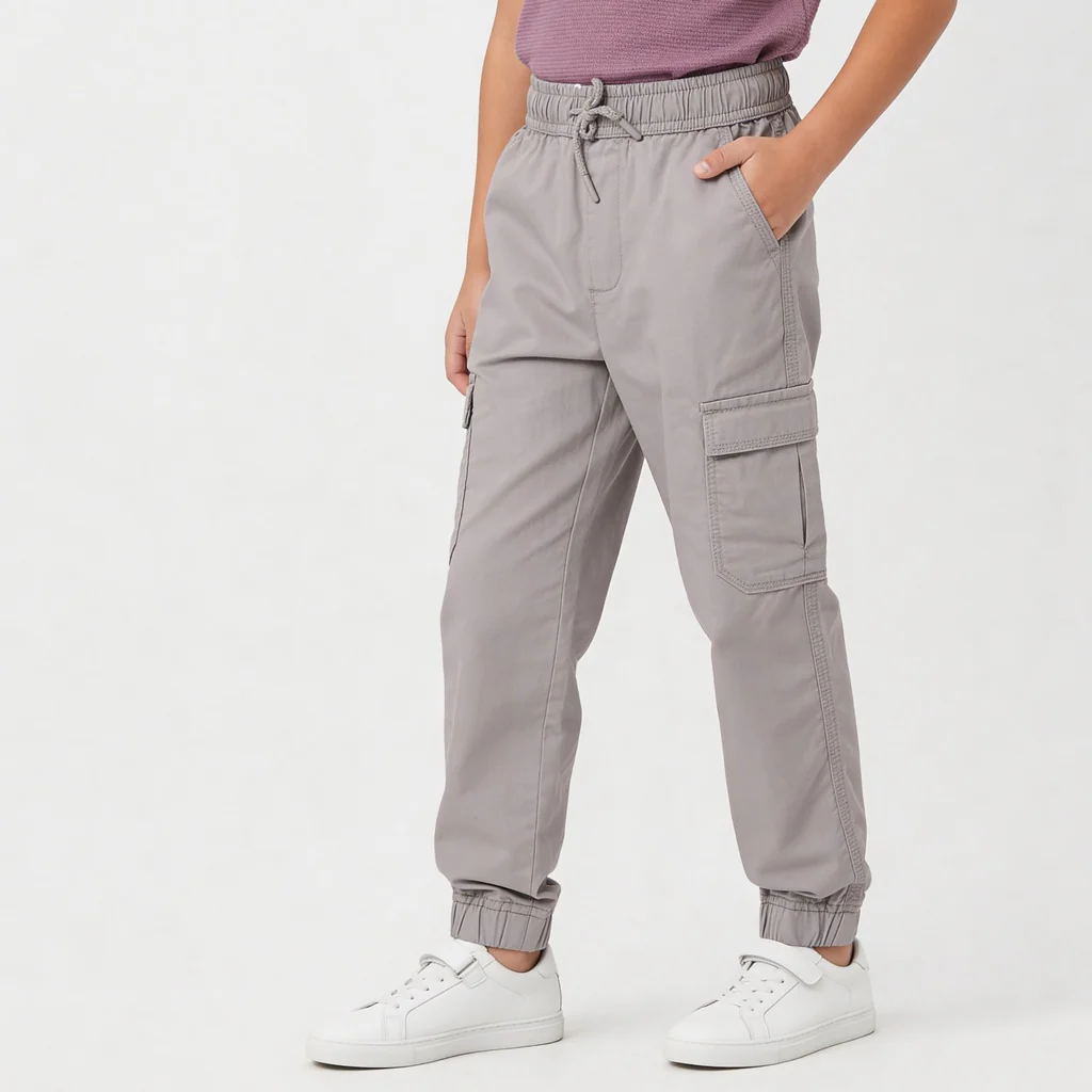 Boys Cotton Full Lenght Cargos - Image 15