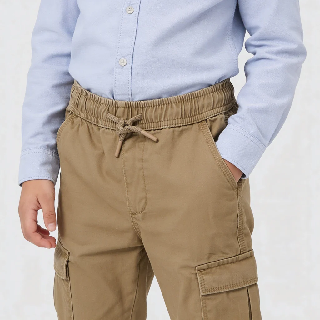 Boys Cotton Full Lenght Cargos - Image 19