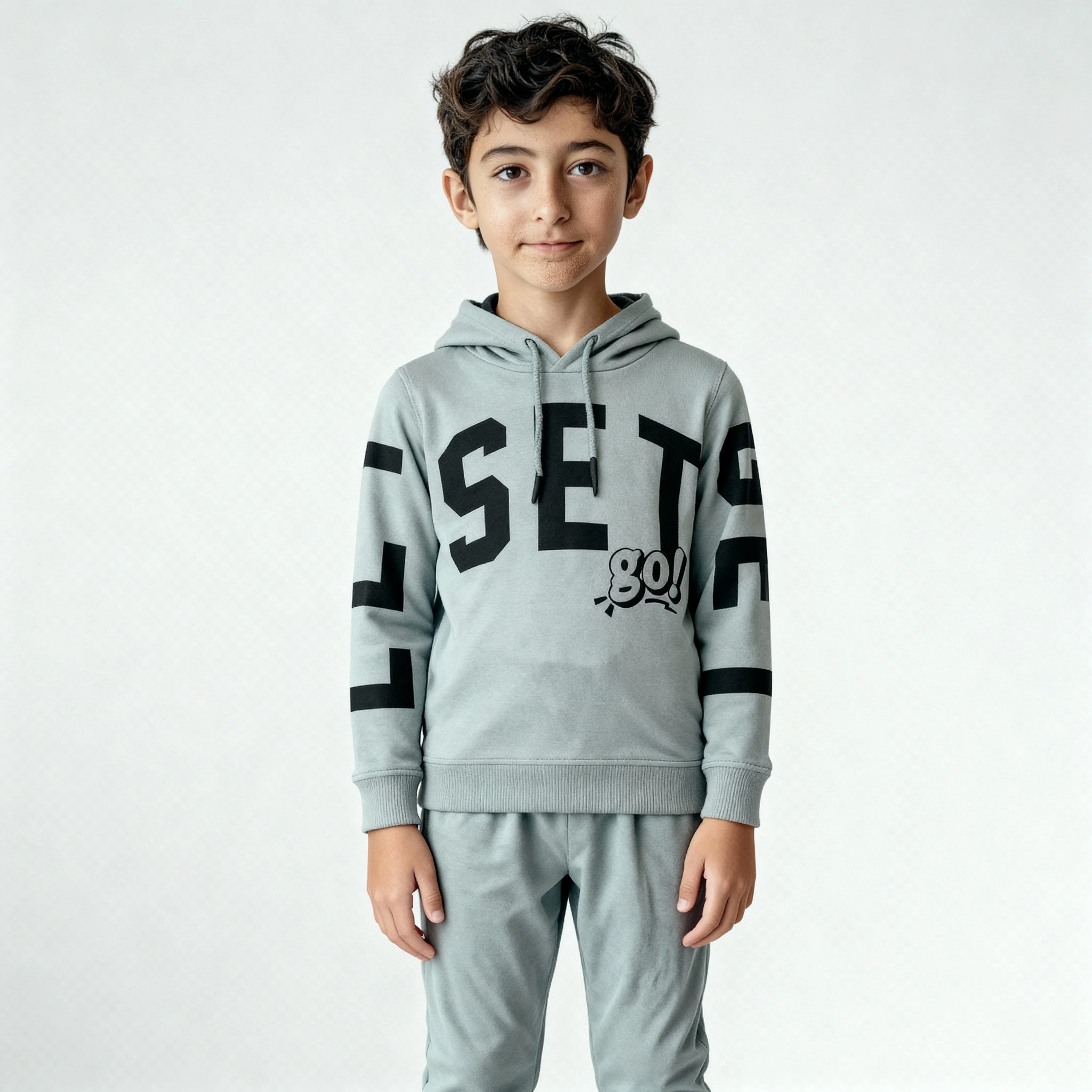 Boys Cotton Printed Pop Sweat Tee - Image 2