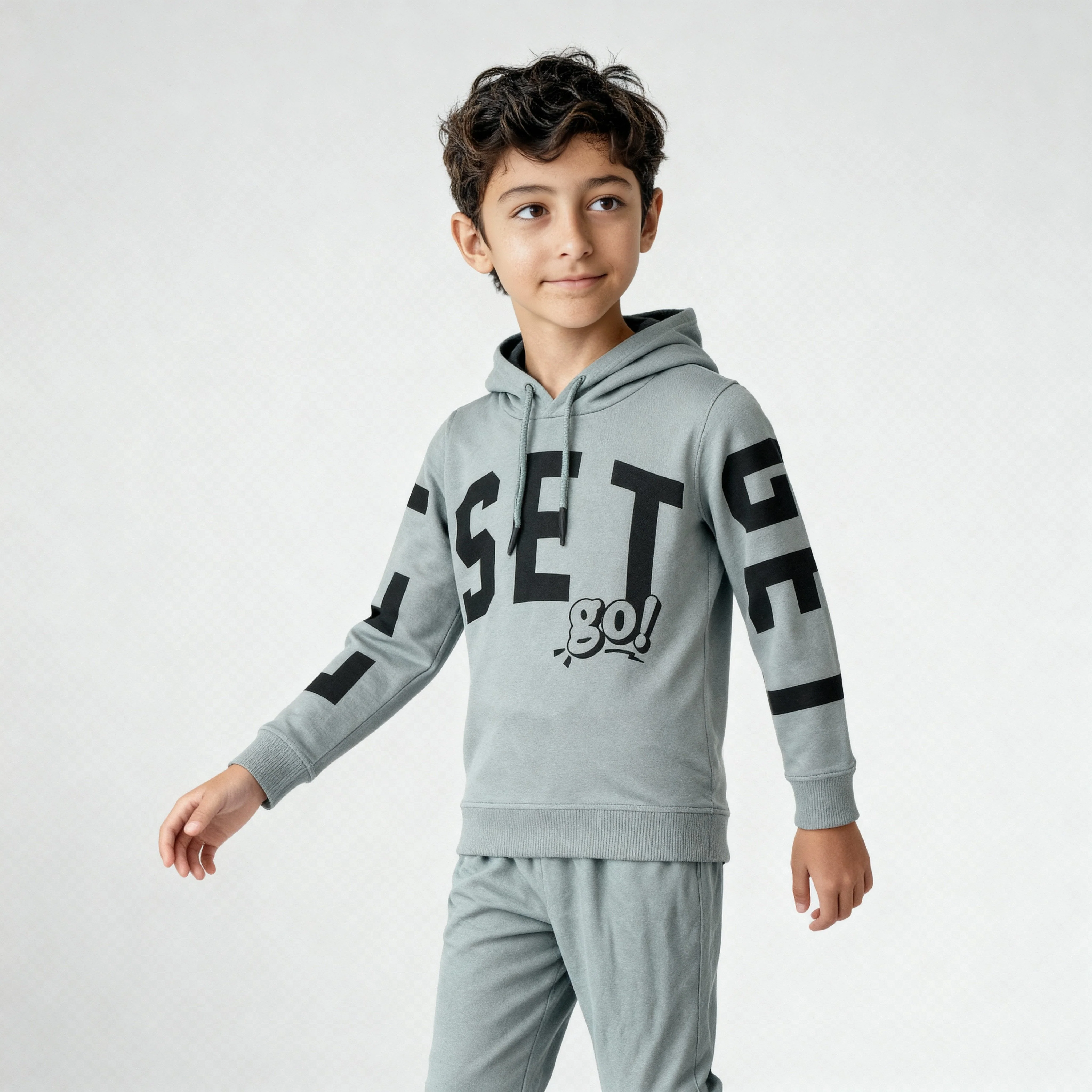 Boys Cotton Printed Pop Sweat Tee - Image 5