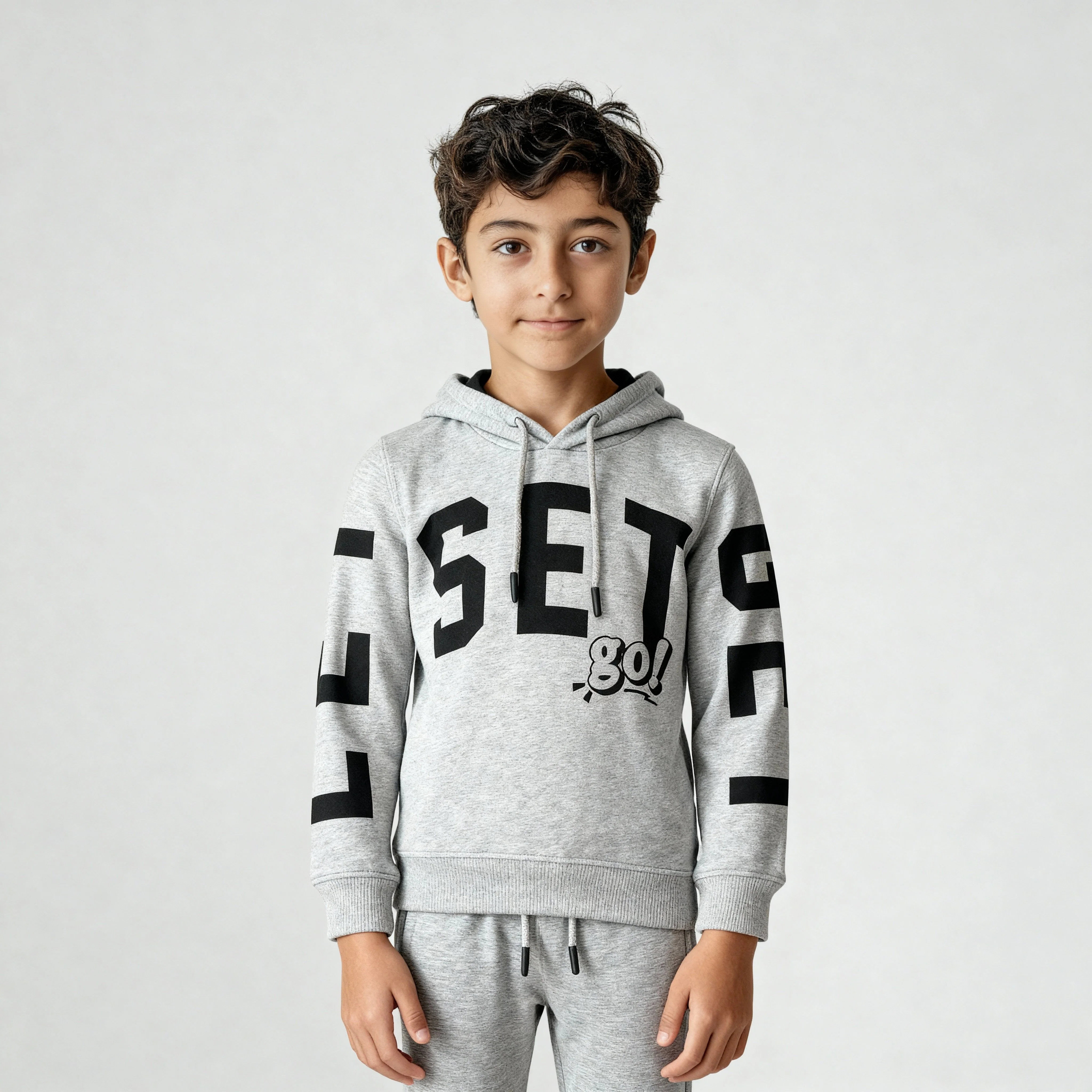 Boys Cotton Printed Pop Sweat Tee - Image 2
