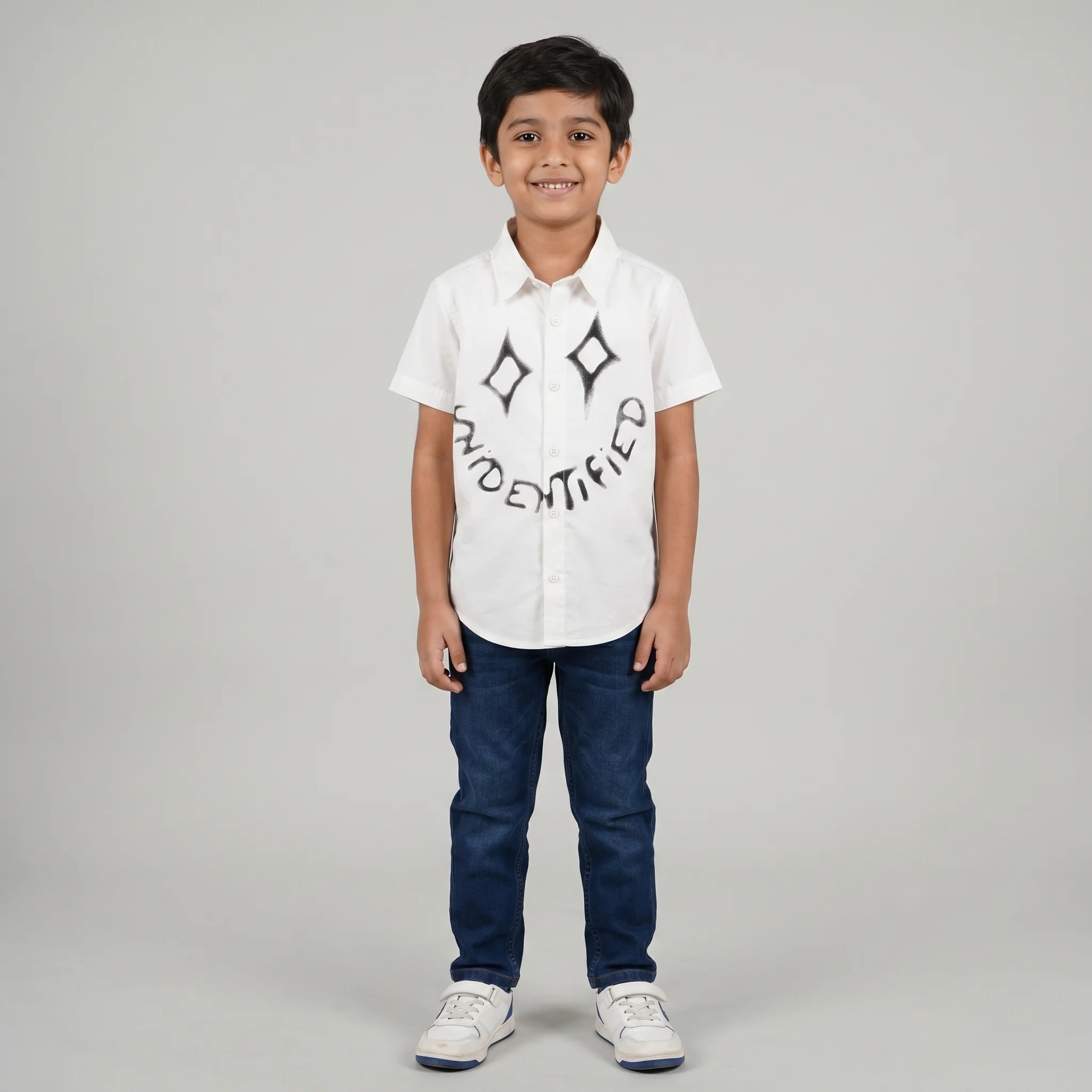 Boys Cotton Printed Shirt