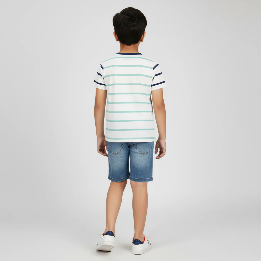 Boys Cotton Printed T-Shirt - Image 3