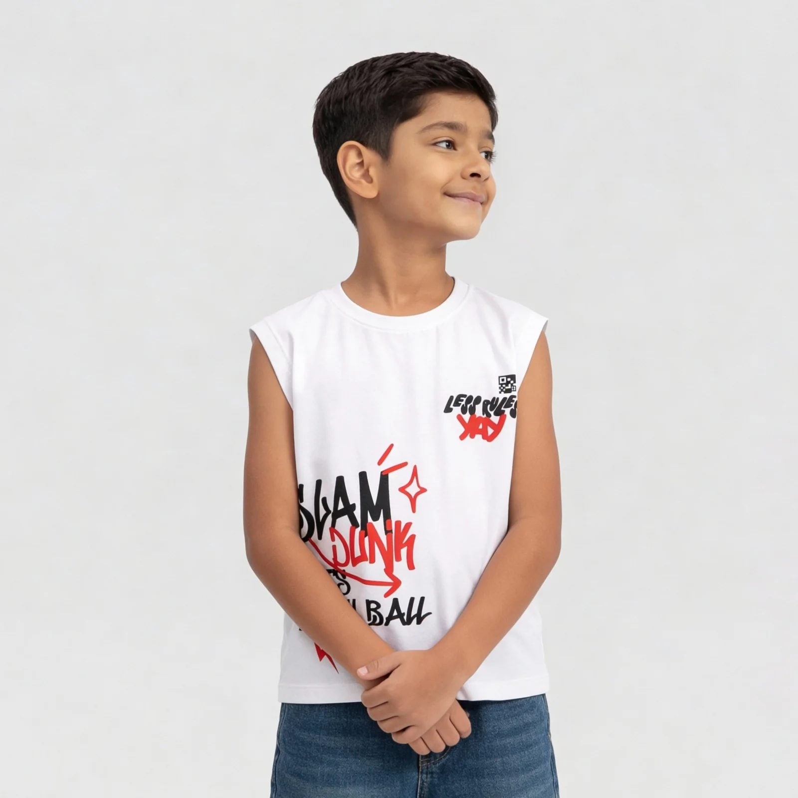 Boys Cotton Printed T-Shirt - Image 2