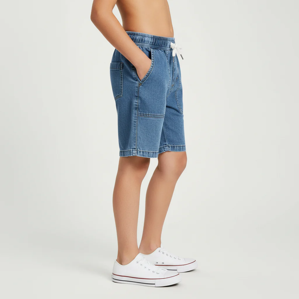 Boys Cotton Solid Core Shorts - Image 11