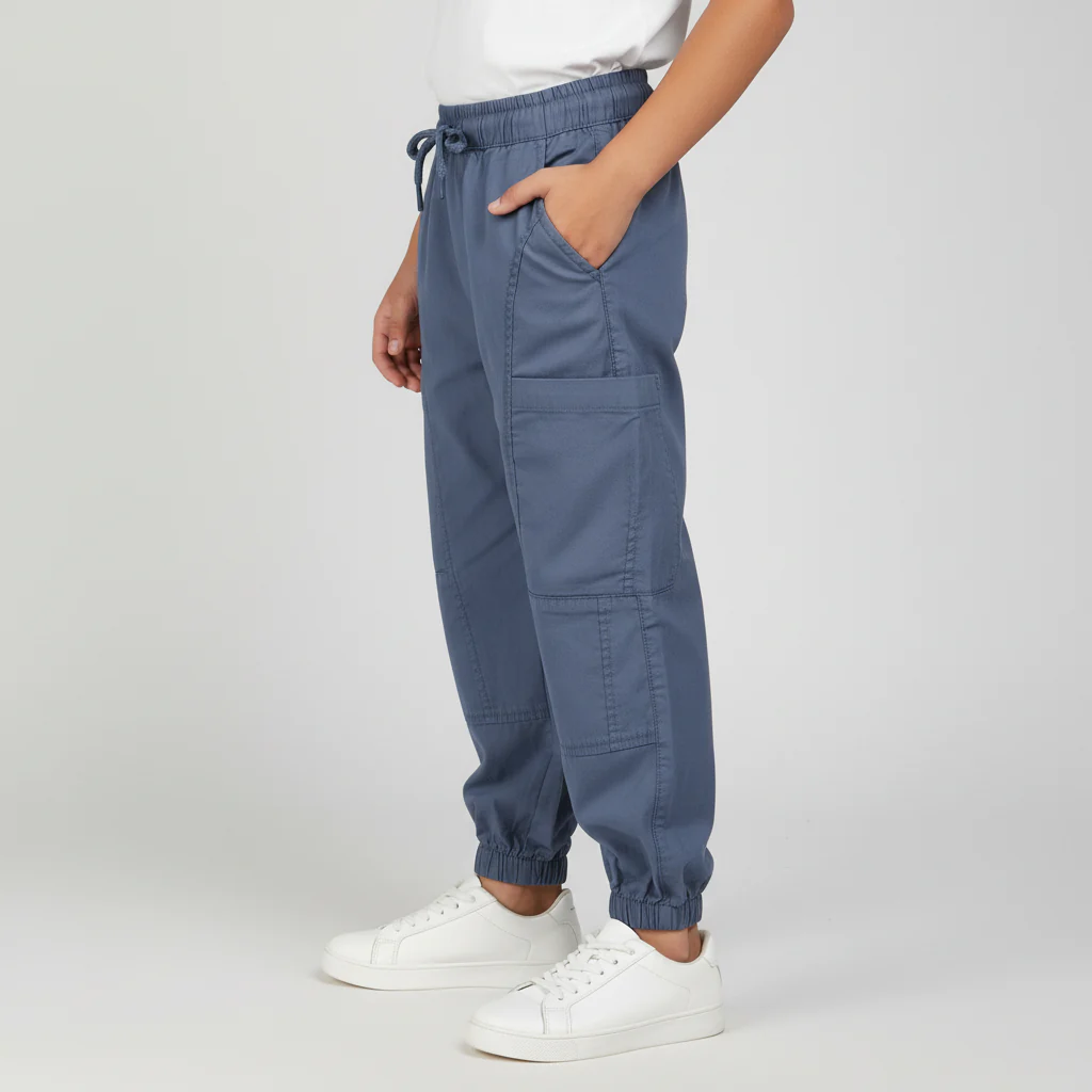 Boys Cotton Solid Joggers - Image 11