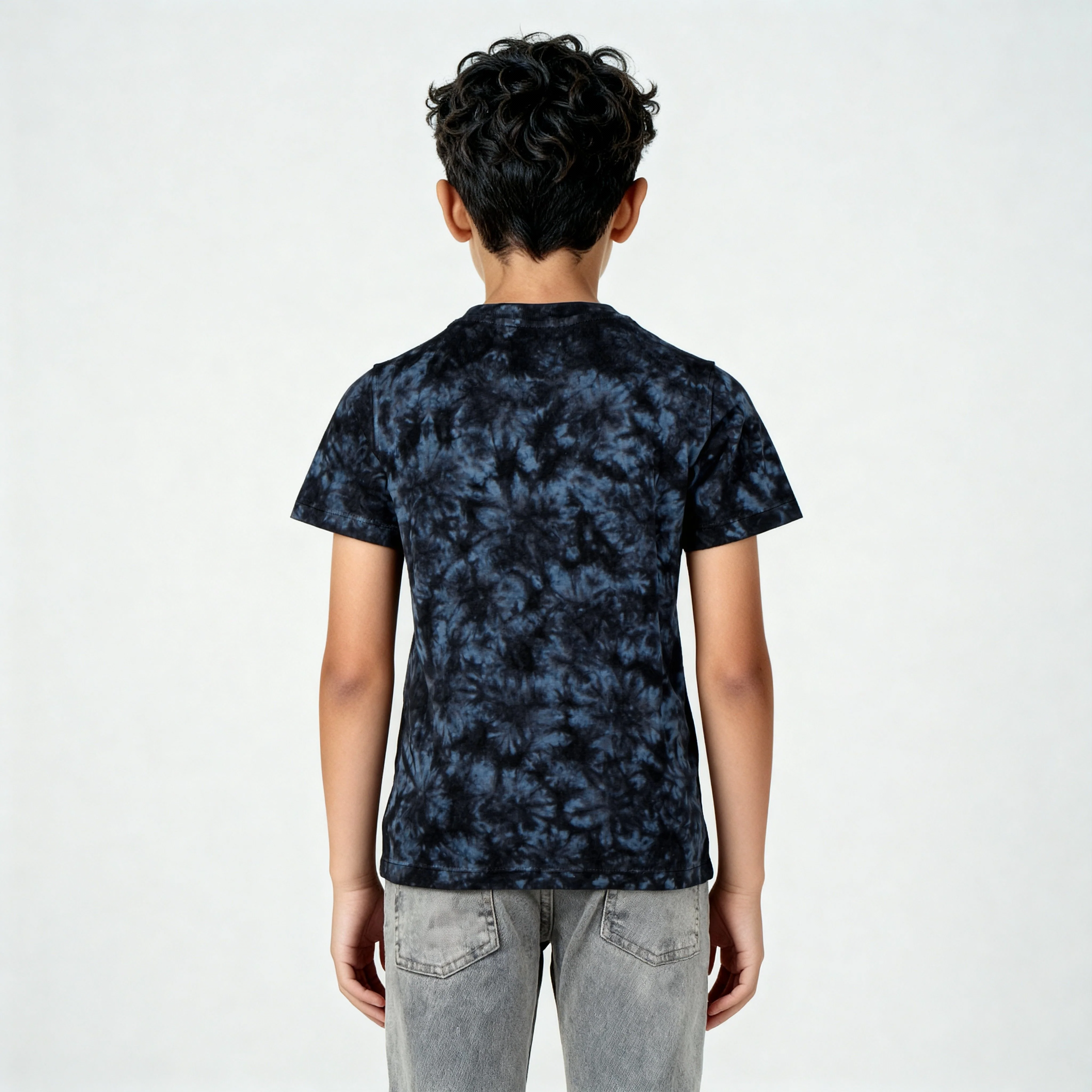 Boys Cotton Tie - Dye Skiddle T-Shirt - Image 3