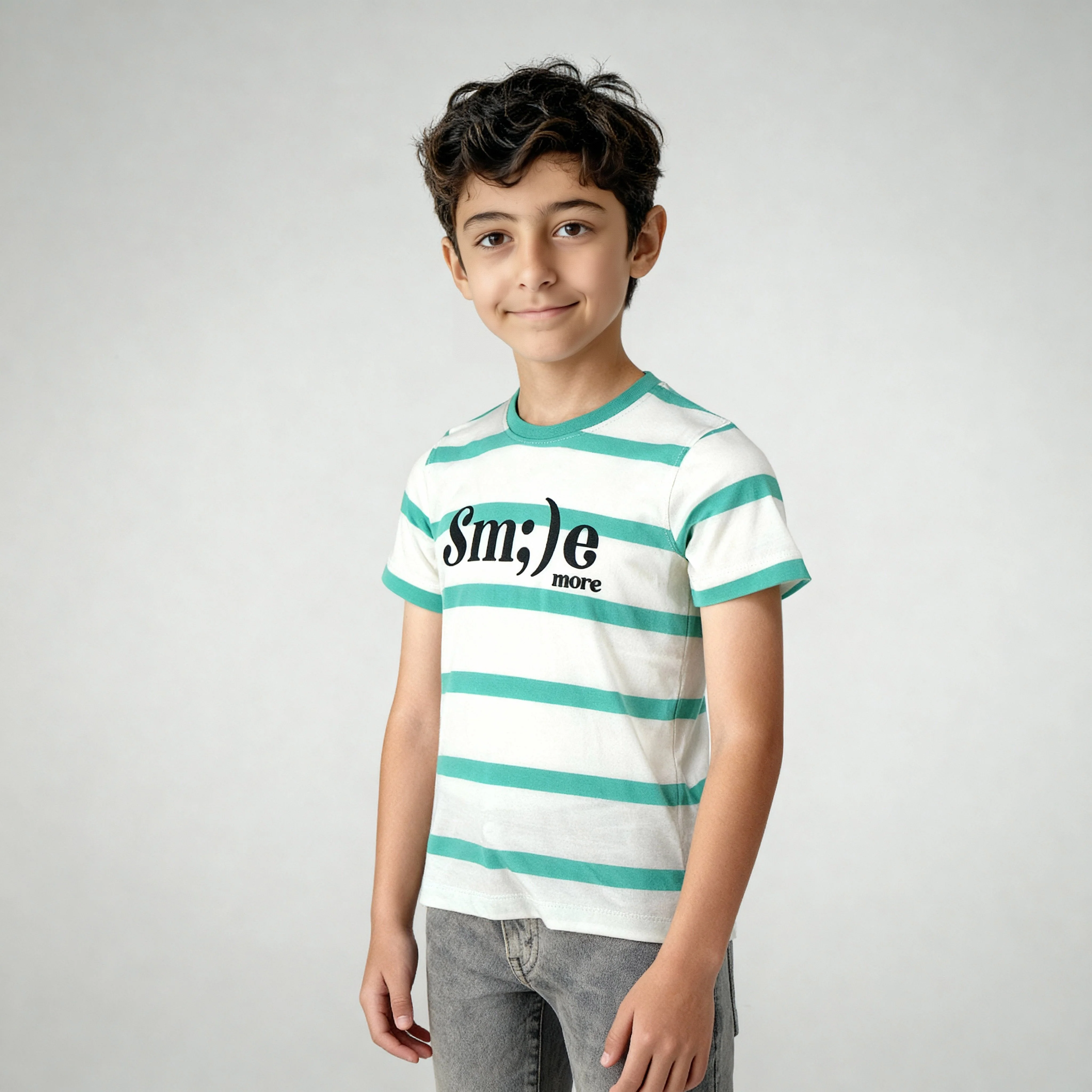 Boys Crew Neck Graphitee - Image 5