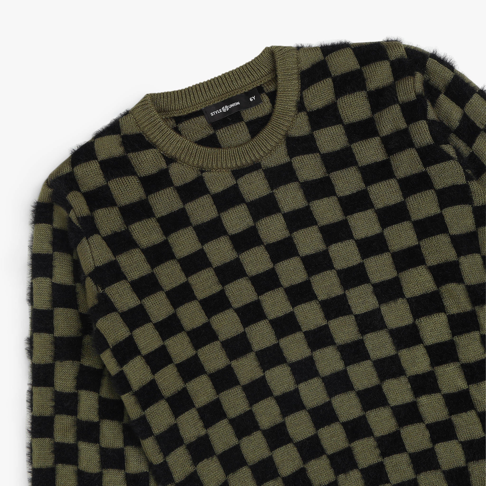 Boys Structured Crew Neck Sweater - Image 3