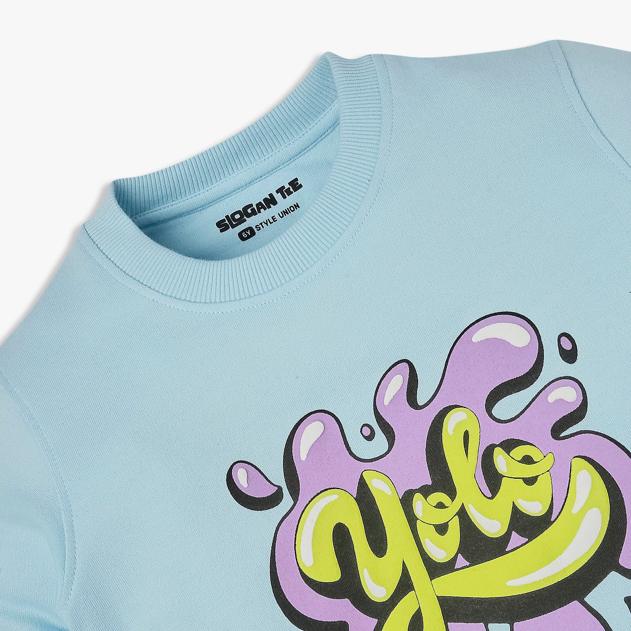 Boys Graphic Crew Neck Sweat Tee - Image 3