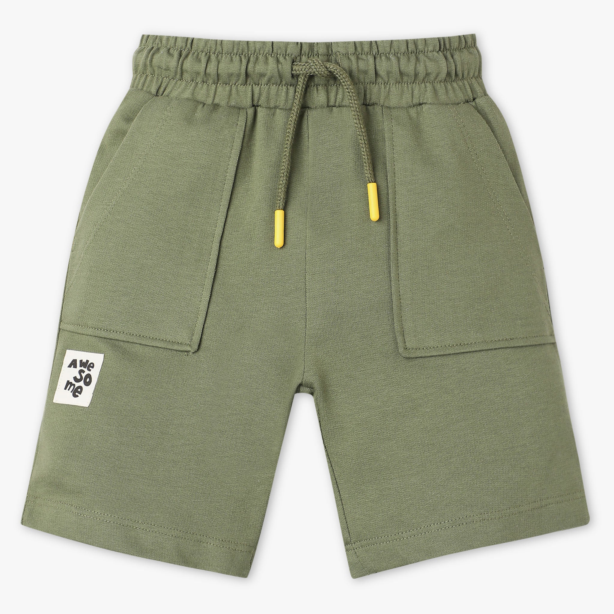 Boys Solid Cotton Shorts - Image 19