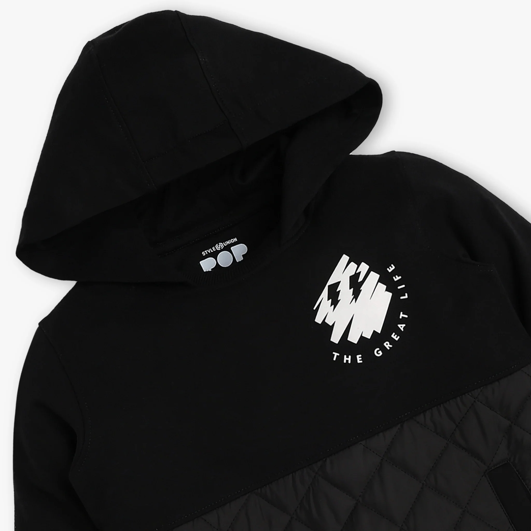 Boys Cut and Sew Pop Sweat Tee - Image 3