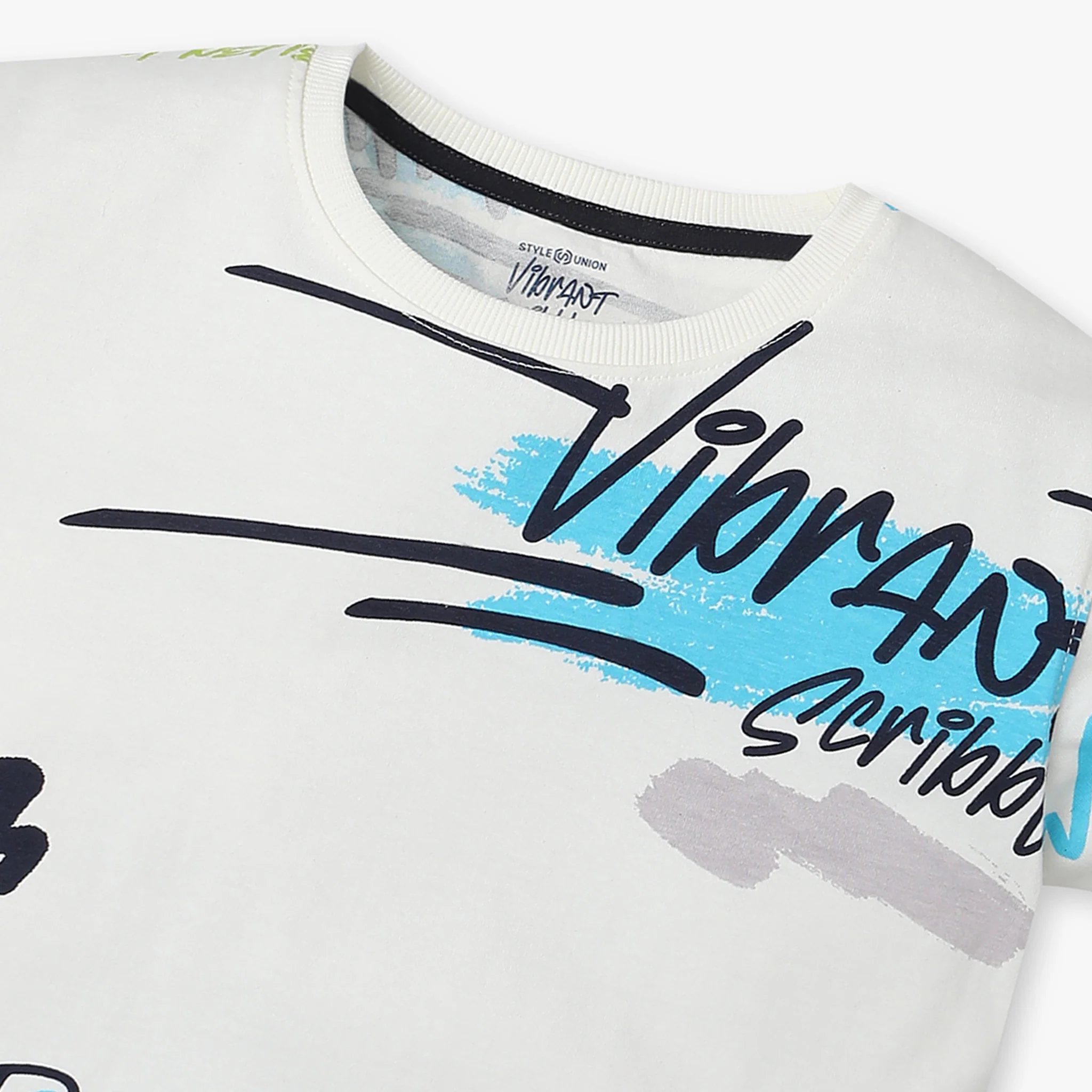 Boys Printed Crew Neck T-Shirt - Image 3