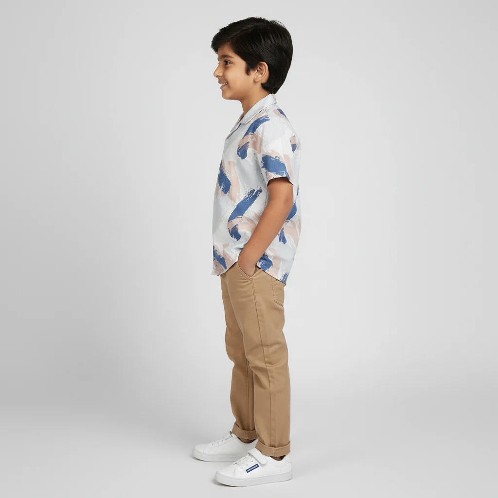 Boys Printed Retreat Shirt - Image 2