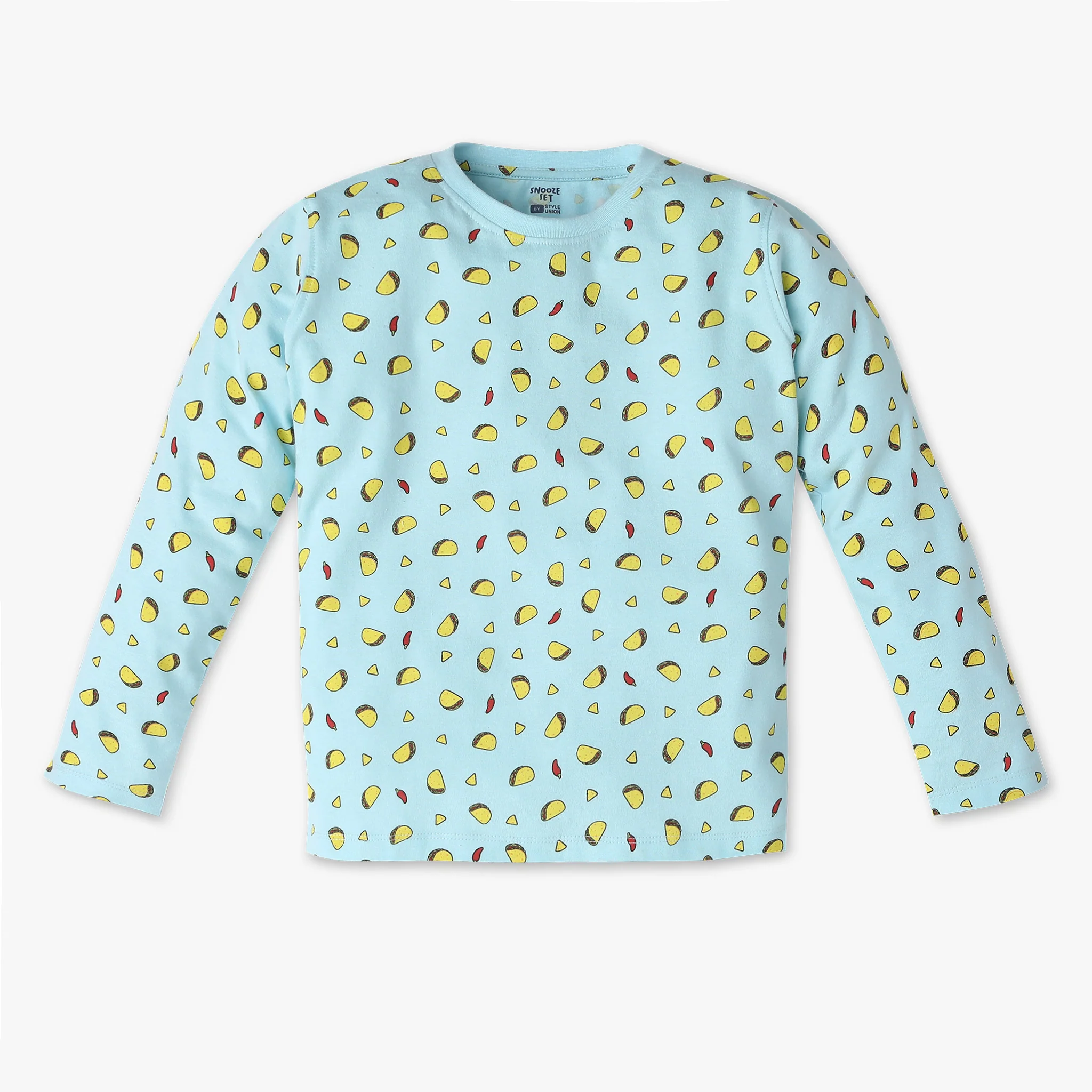 Boys Printed T-Shirt With Trackpant Sleepwear Set - Image 2