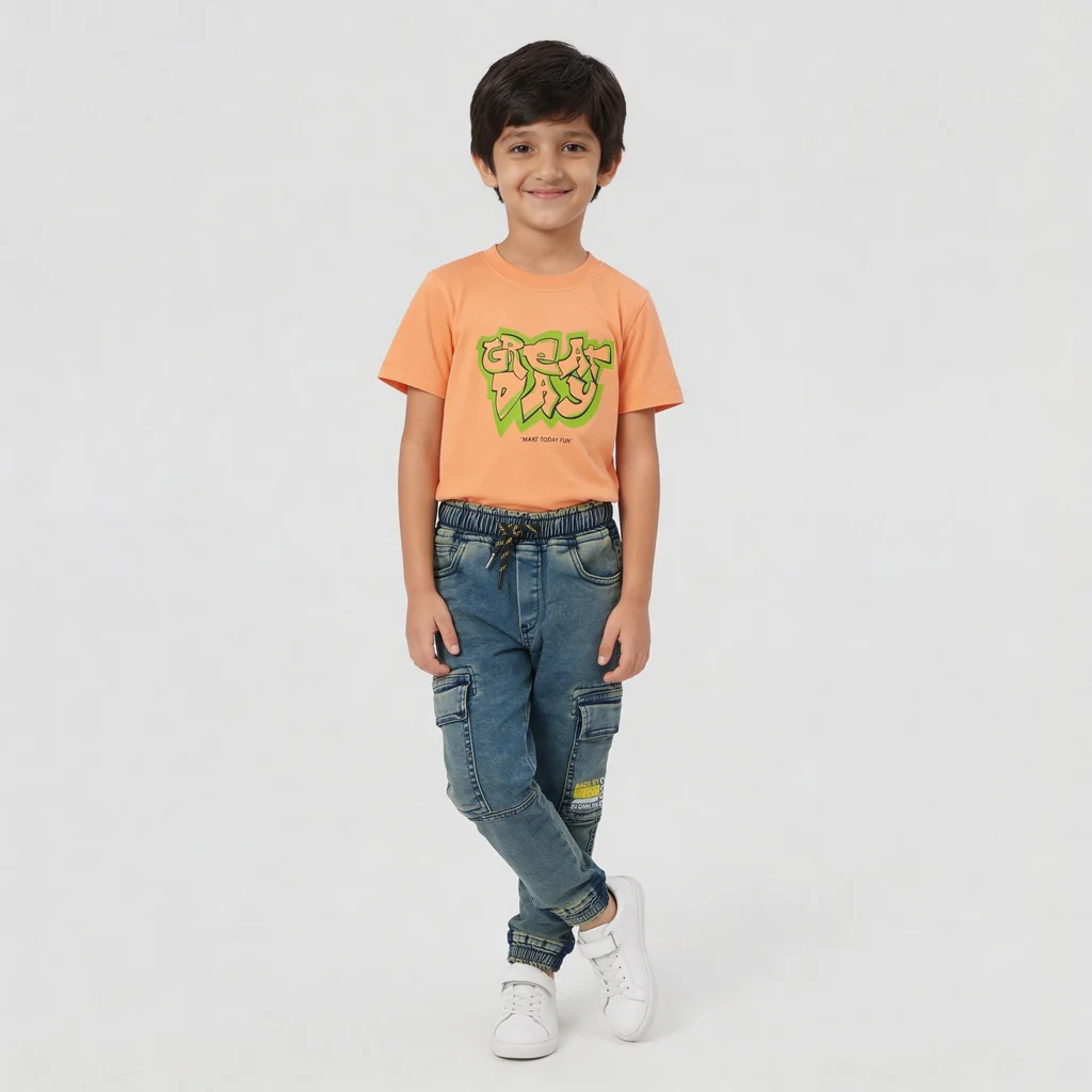 Boys Pull On Jogger With Cargo Pockets
