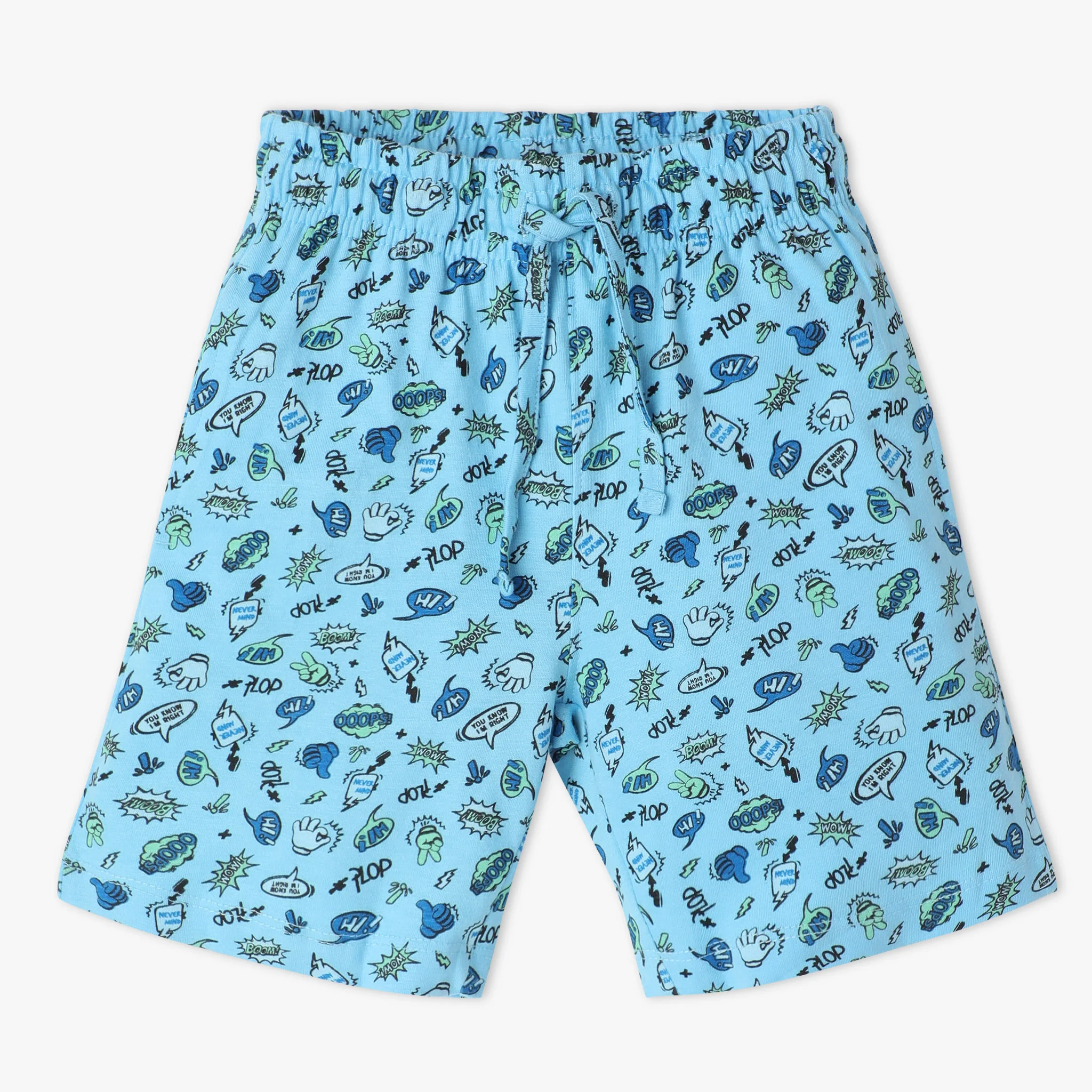 Boys Crew Neck Half Sleeve Sleep Set All Over Print Snooze T-Shirt And Short - Image 3