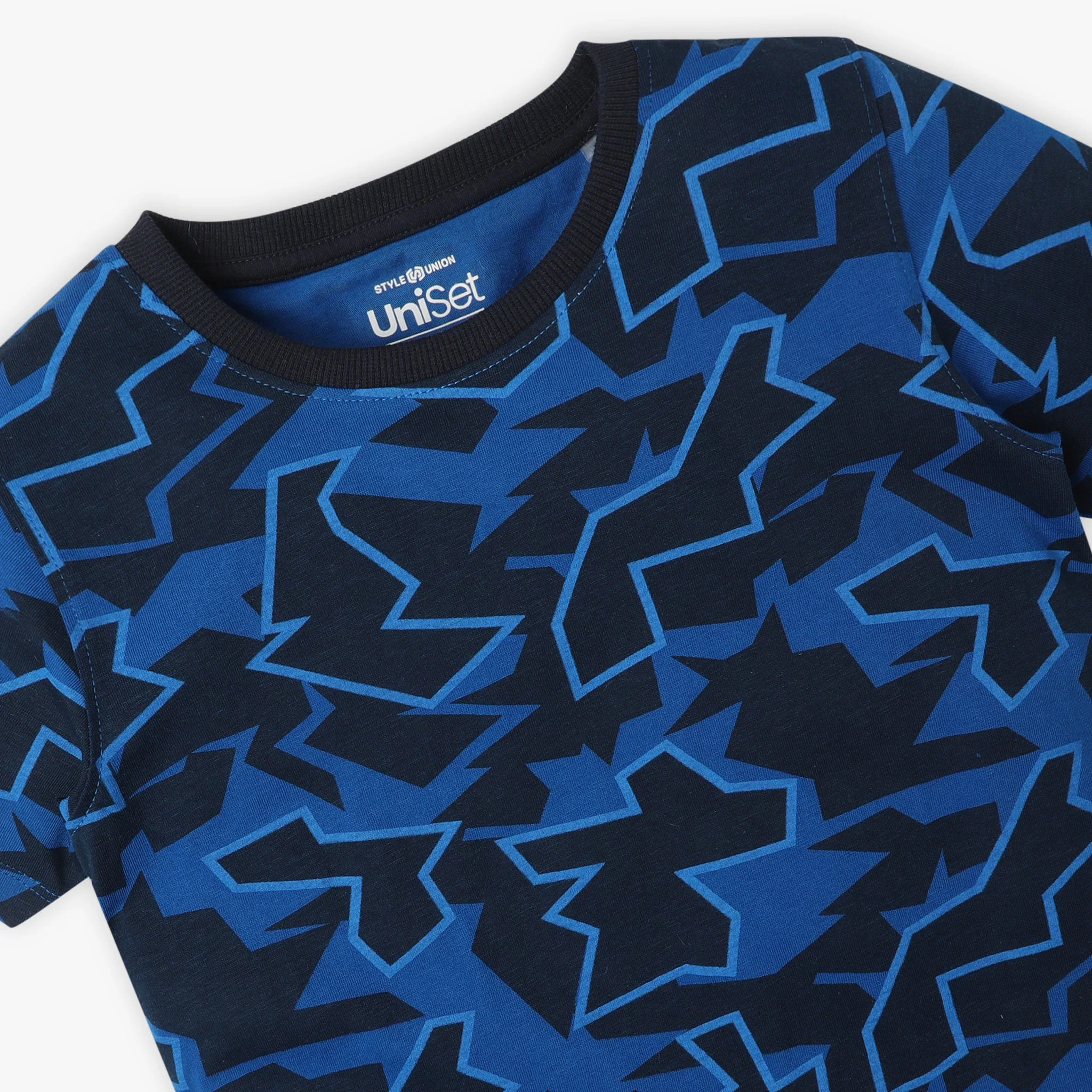 Boys All Over Print Crew Neck Half Sleeve T-Shirt - Image 3