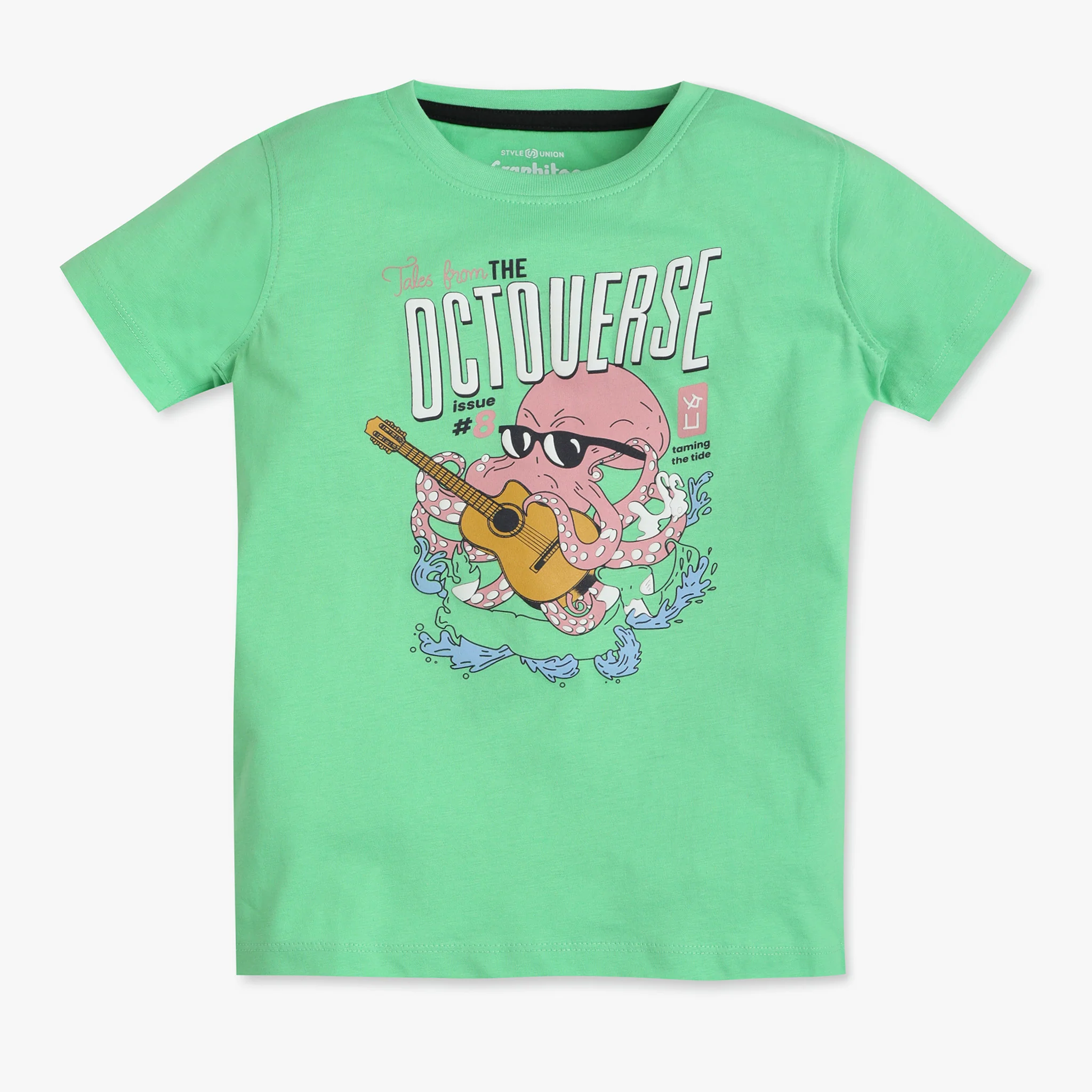 Boys Graphic Crew Neck T-Shirt