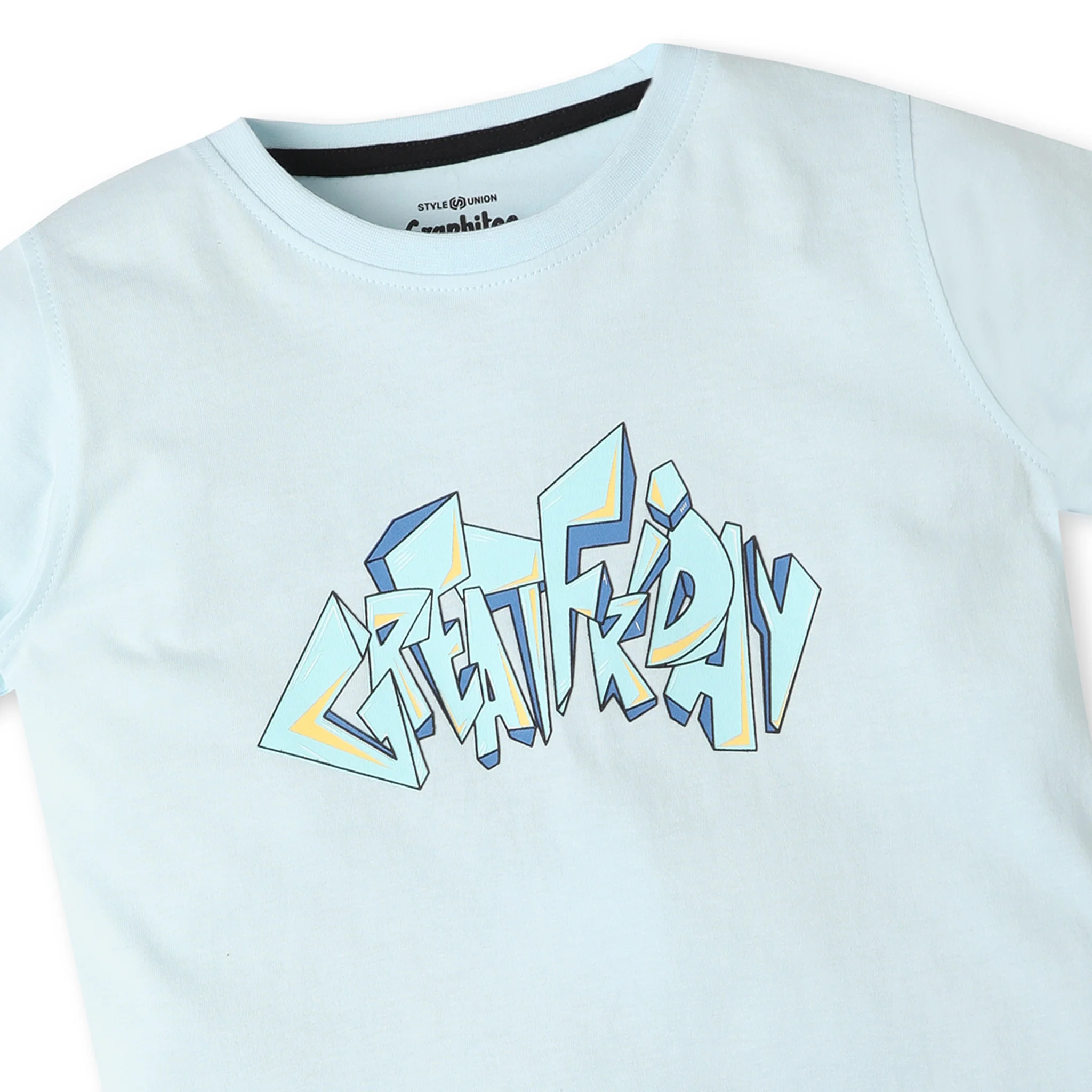 Boys Graphic Crew Neck T-Shirt - Image 3