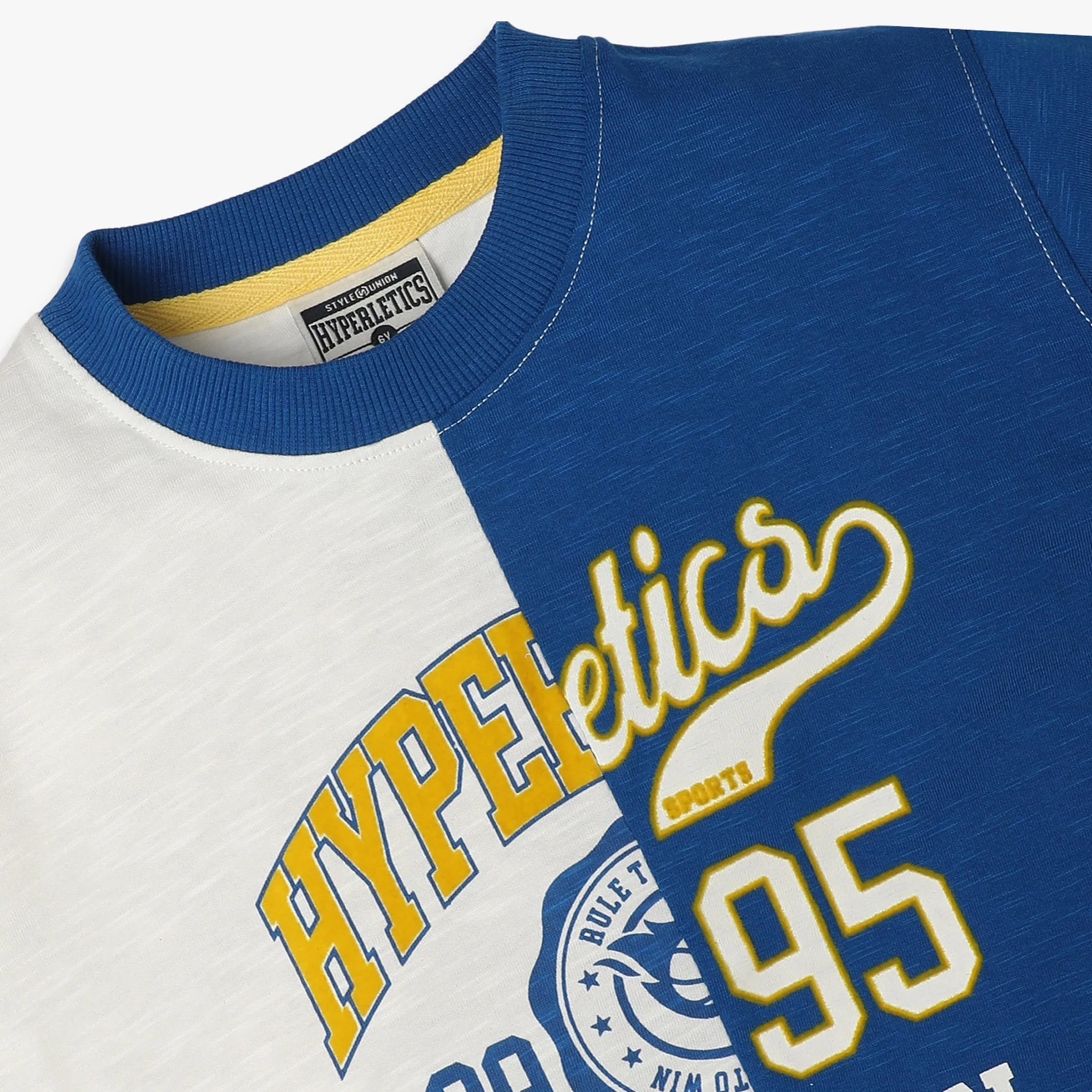 Boys Regular Fit Cut And Sew T-Shirt - Image 3