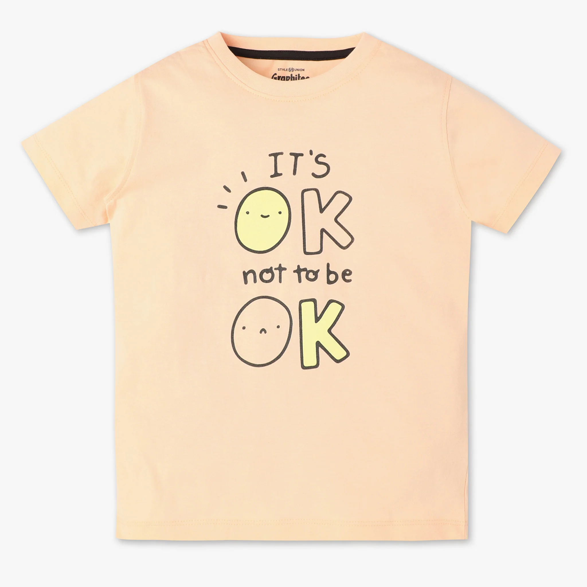 Boys Graphic Crew Neck Half Sleeve T-Shirt