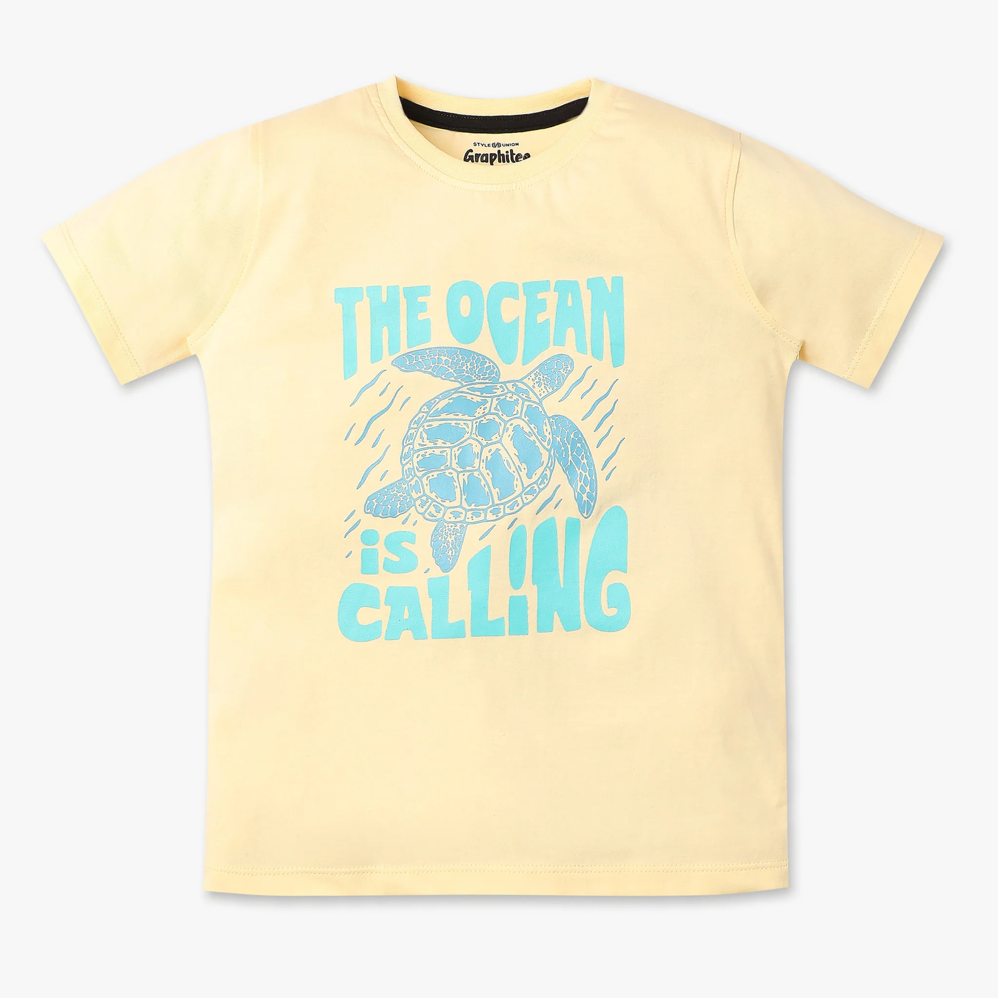 Boys Graphic Crew Neck Half Sleeve T-Shirt