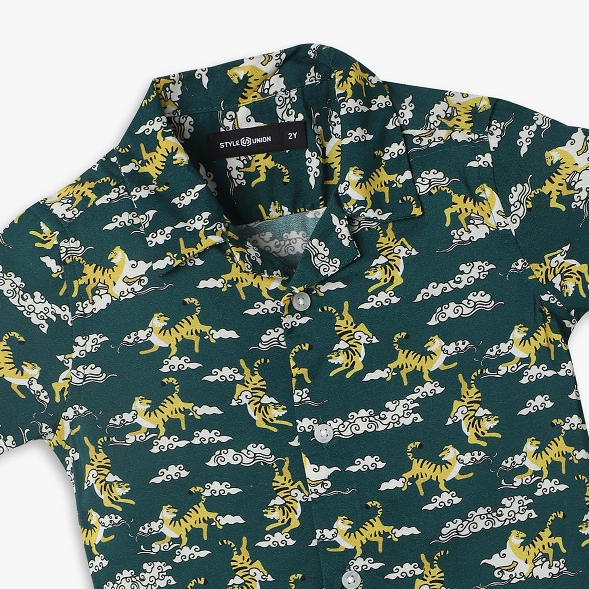 Boy's Regular Fit Printed Shirt - Image 3