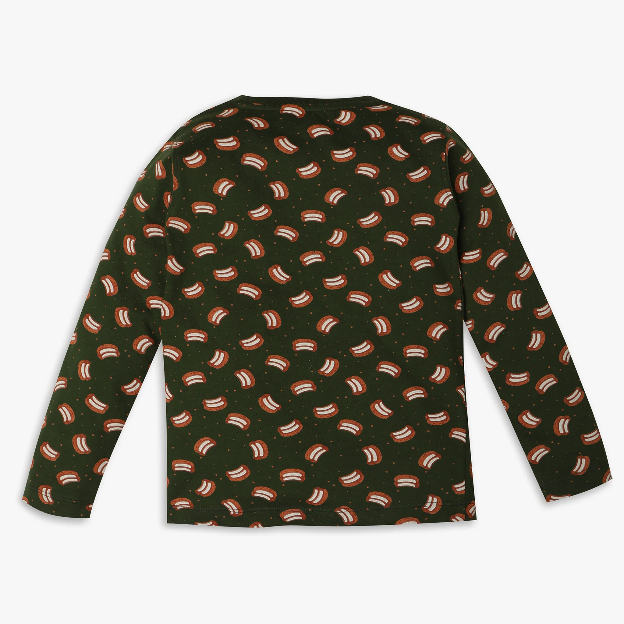 Boys Knitted Printed T-Shirt With Pyjama Sleepwear Set - Image 3