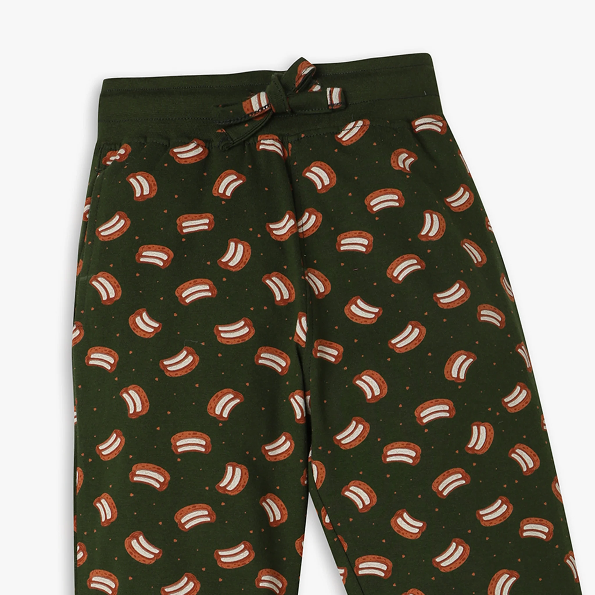 Boys Knitted Printed T-Shirt With Pyjama Sleepwear Set - Image 7