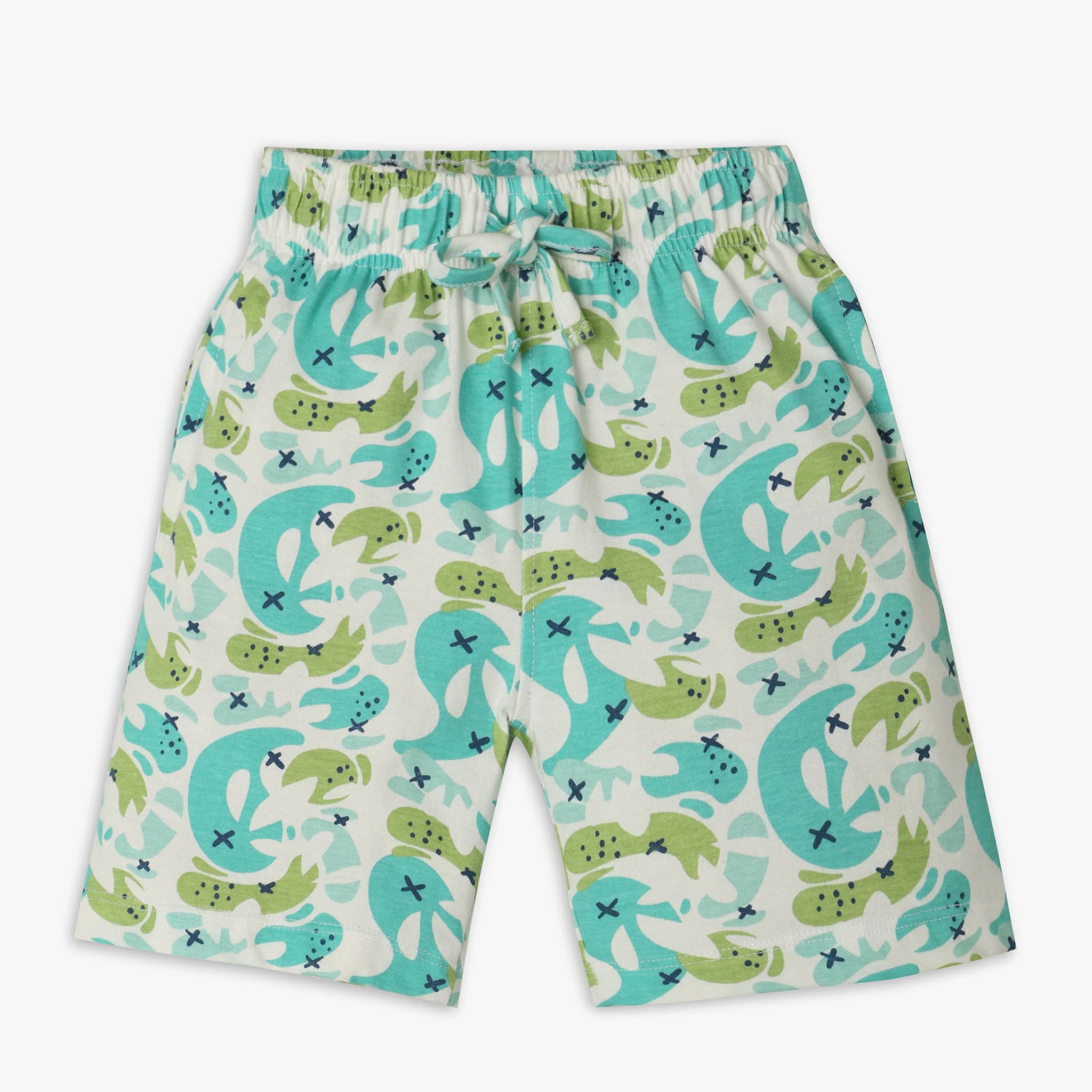 Boys Knitted Printed T-Shirt With Pyjama Sleepwear Set - Image 5