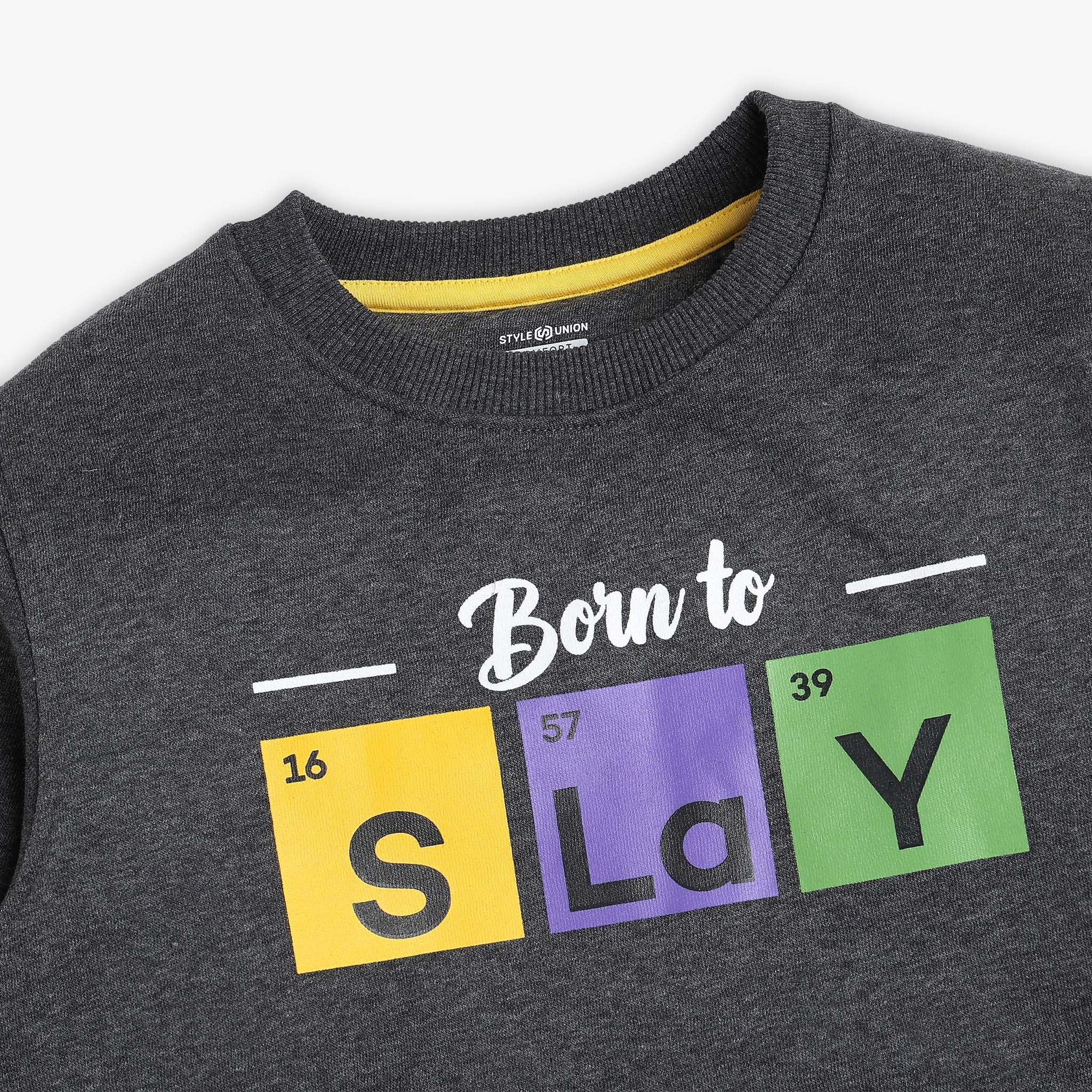 Boys Regular Fit Printed Sweat Tee - Image 3