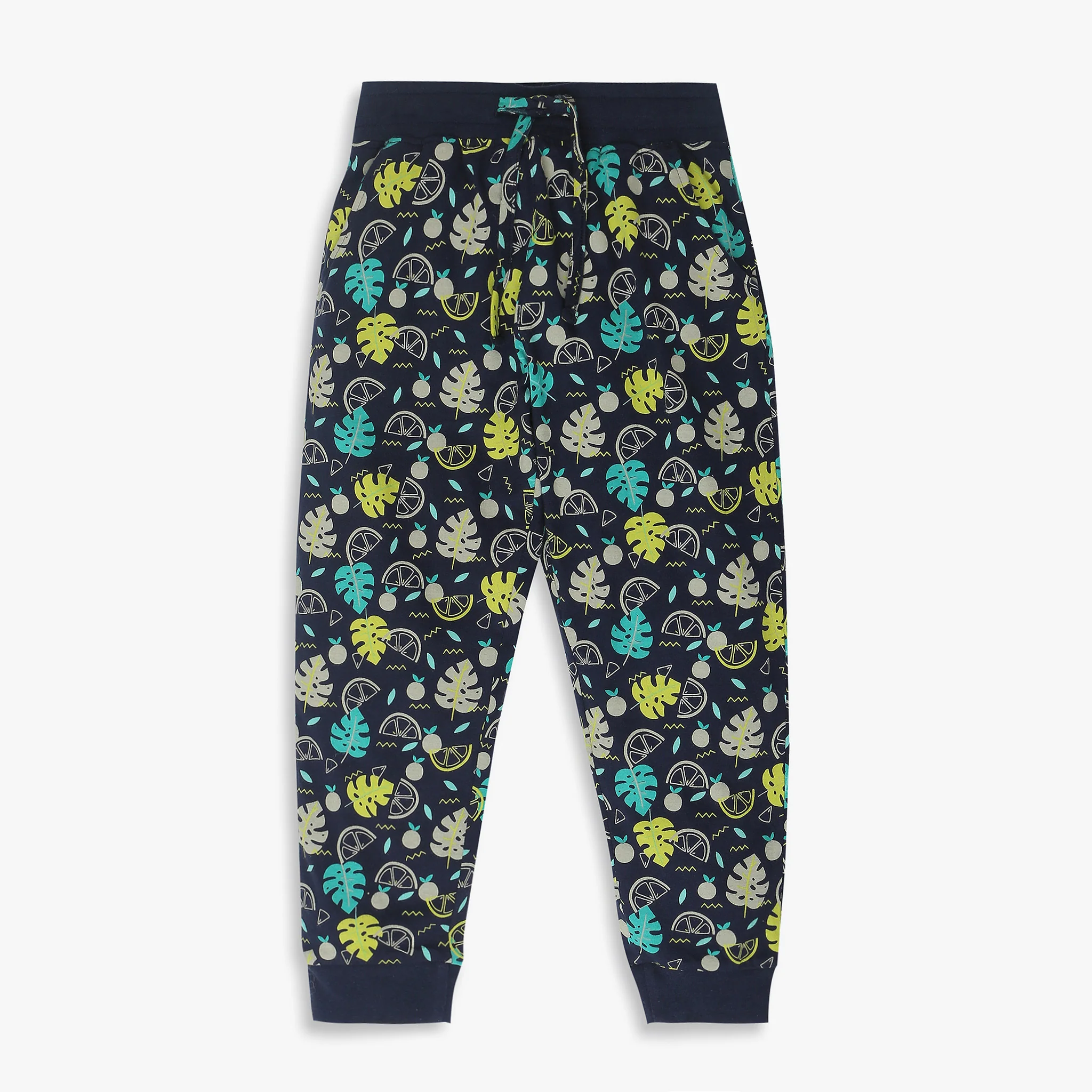 Boys Knitted Printed T-Shirt With Pyjama Sleepwear Set - Image 5
