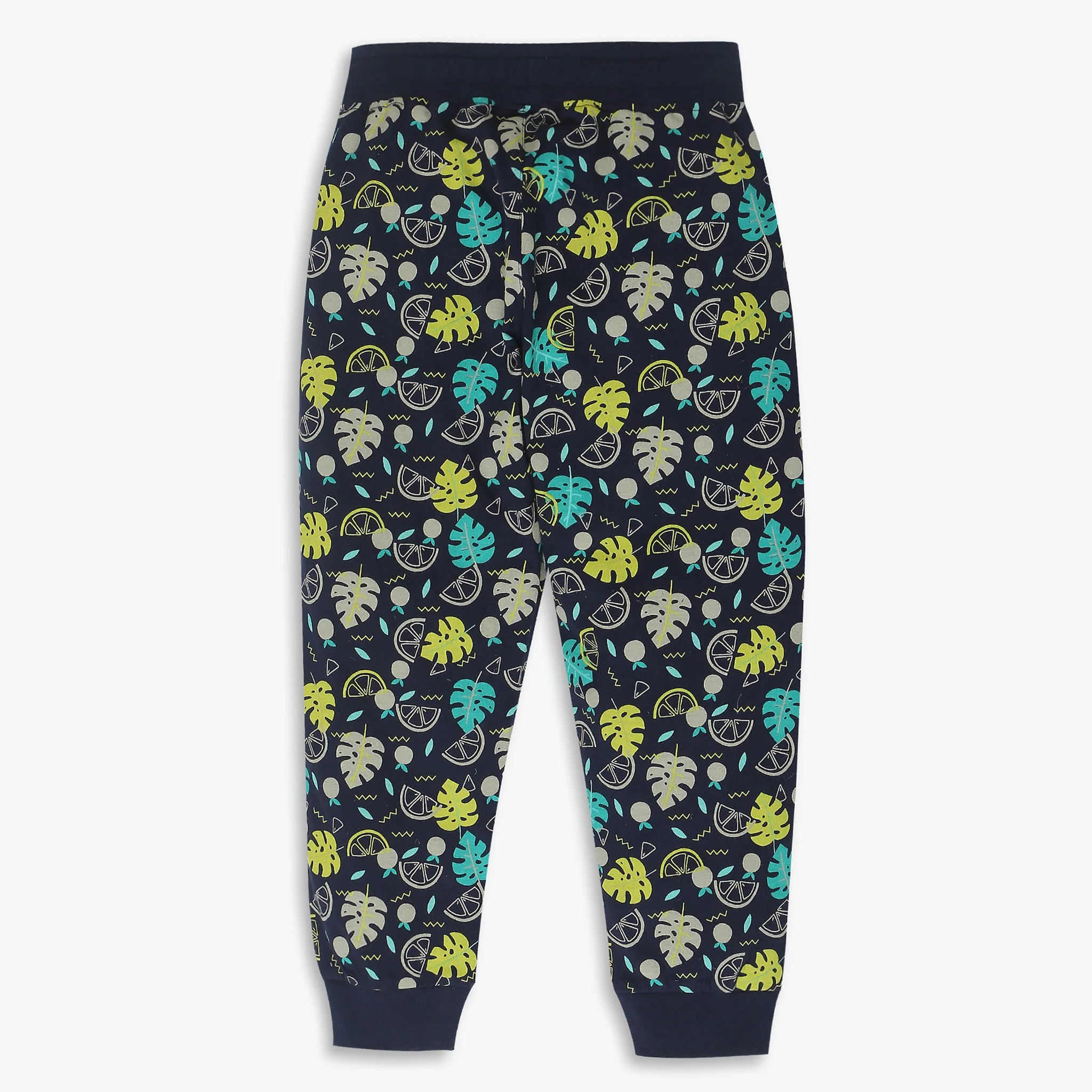 Boys Knitted Printed T-Shirt With Pyjama Sleepwear Set - Image 6