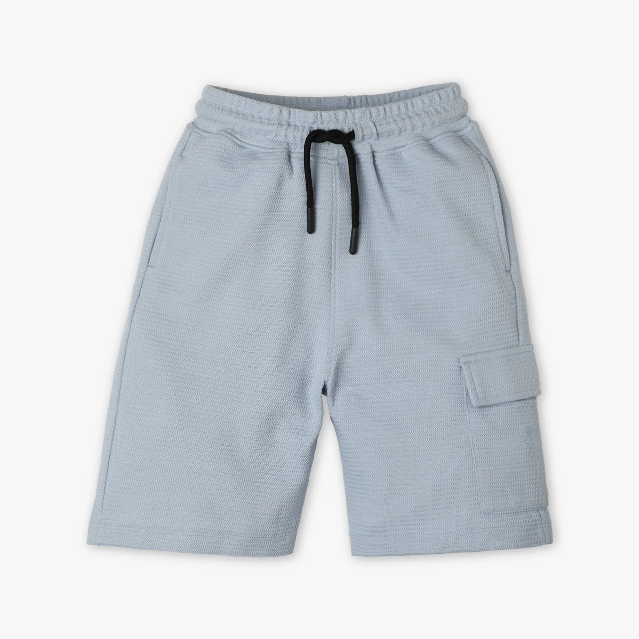 Boys Knee Length Mid Rise Shorts