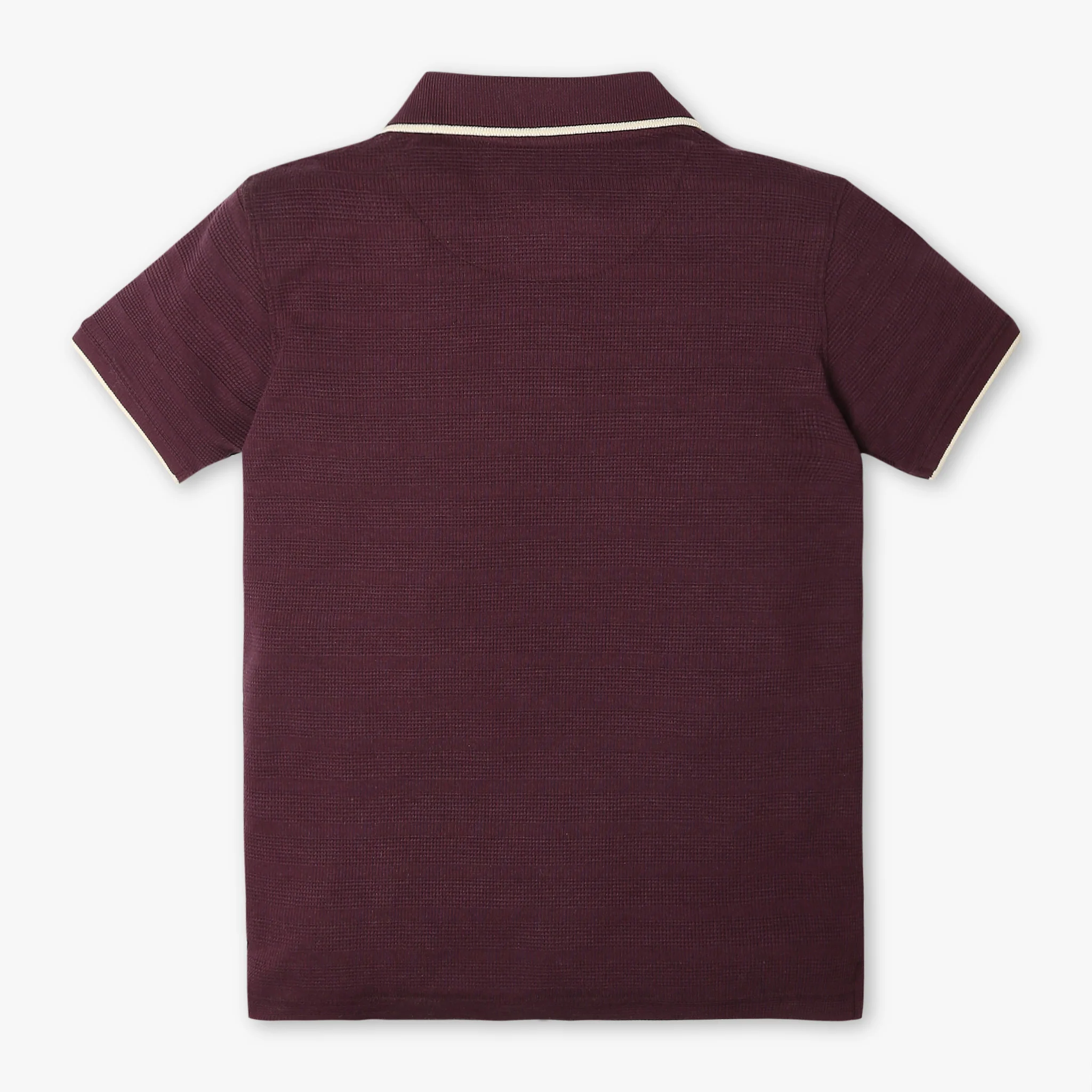 Boys  Reverse Coil Zipper Polo T-Shirt - Image 2
