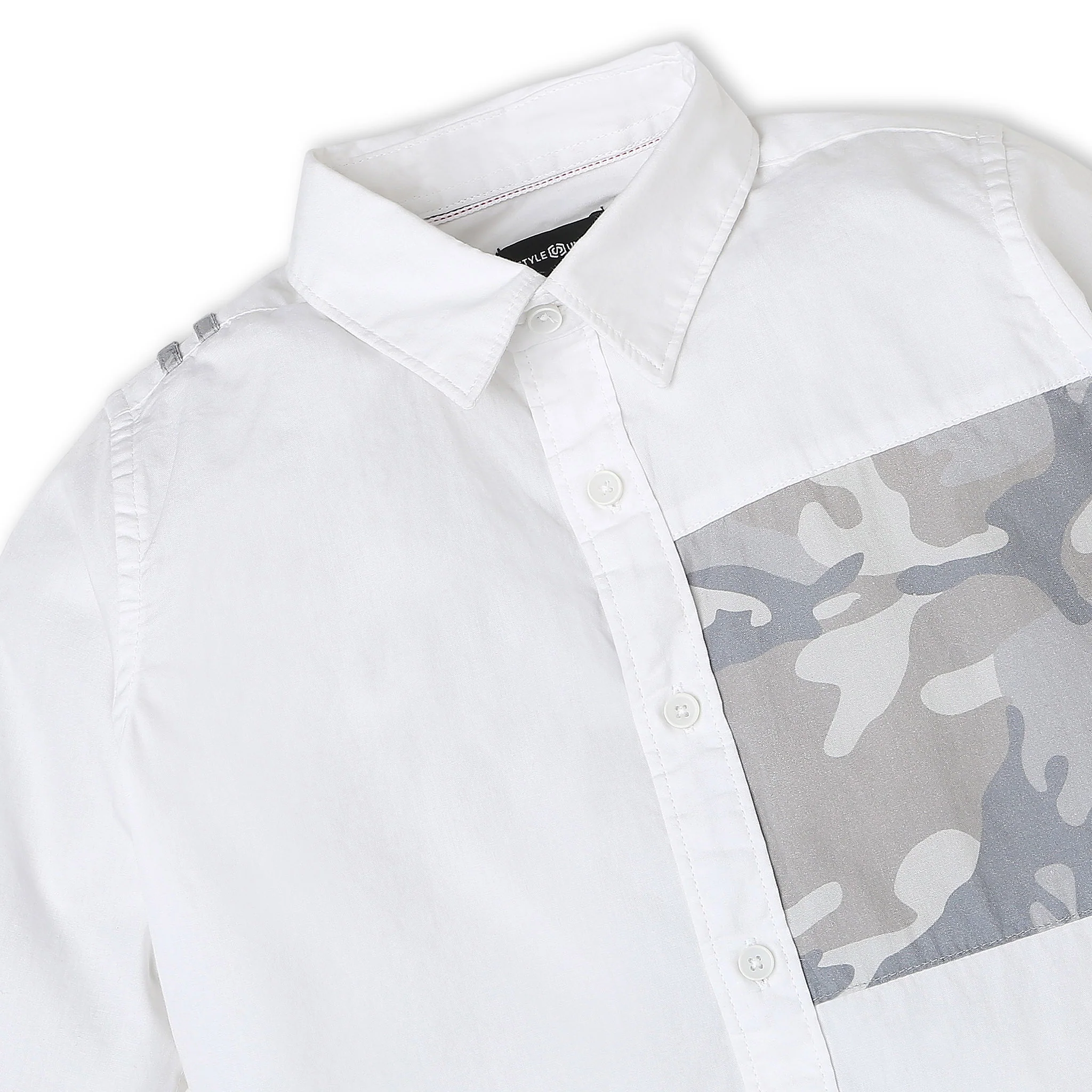 Boys Regular Fit Solid Shirt - Image 3