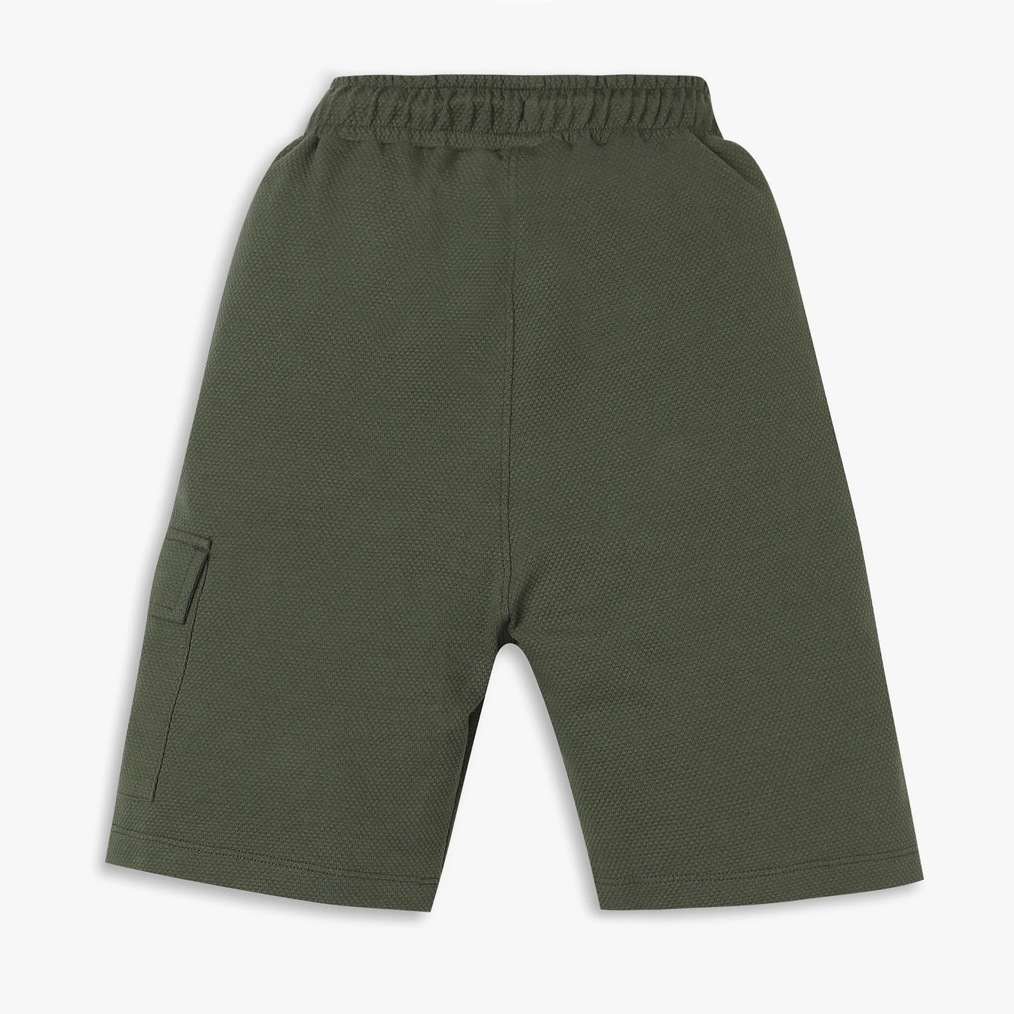 Boys Regular Fit Solid Shorts - Image 2