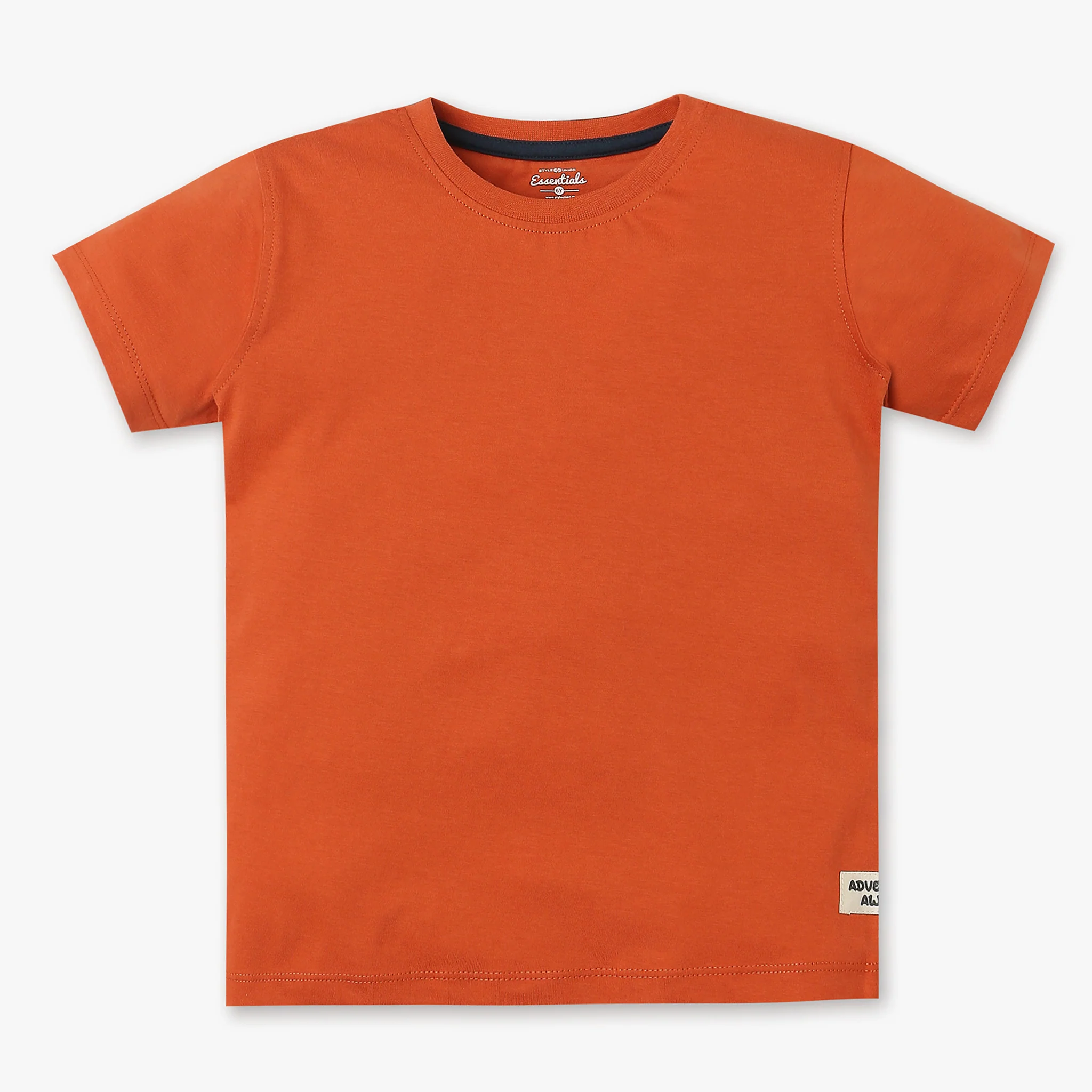 Boys Solid Crew Neck T-Shirt - Image 28