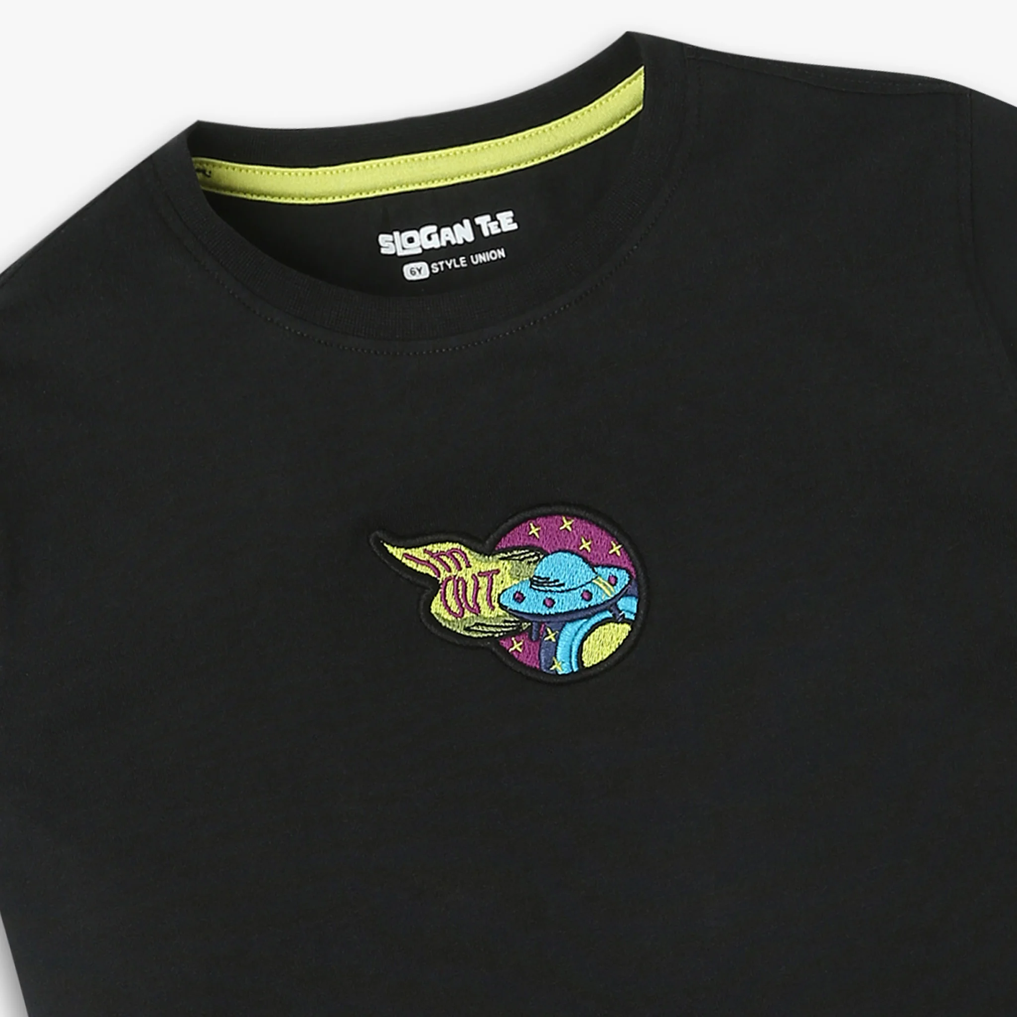 Boys Regular Fit Solid T-Shirt - Image 3