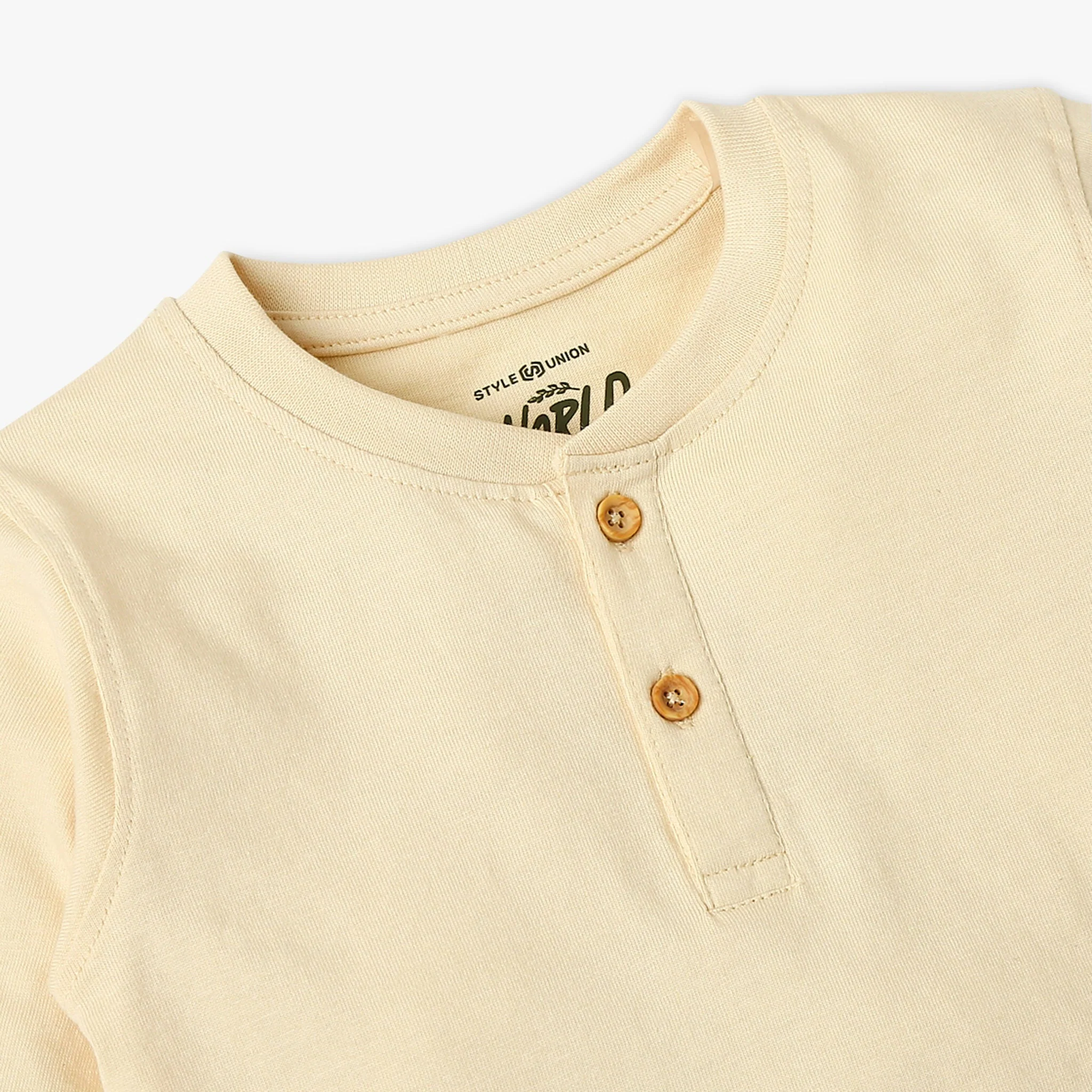 Boy's Regular Fit Solid T-Shirt - Image 3