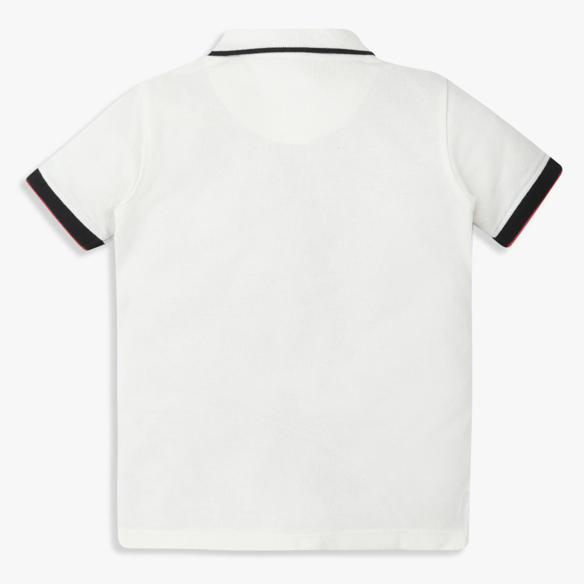 Boys Striped Polo T-Shirt - Image 2