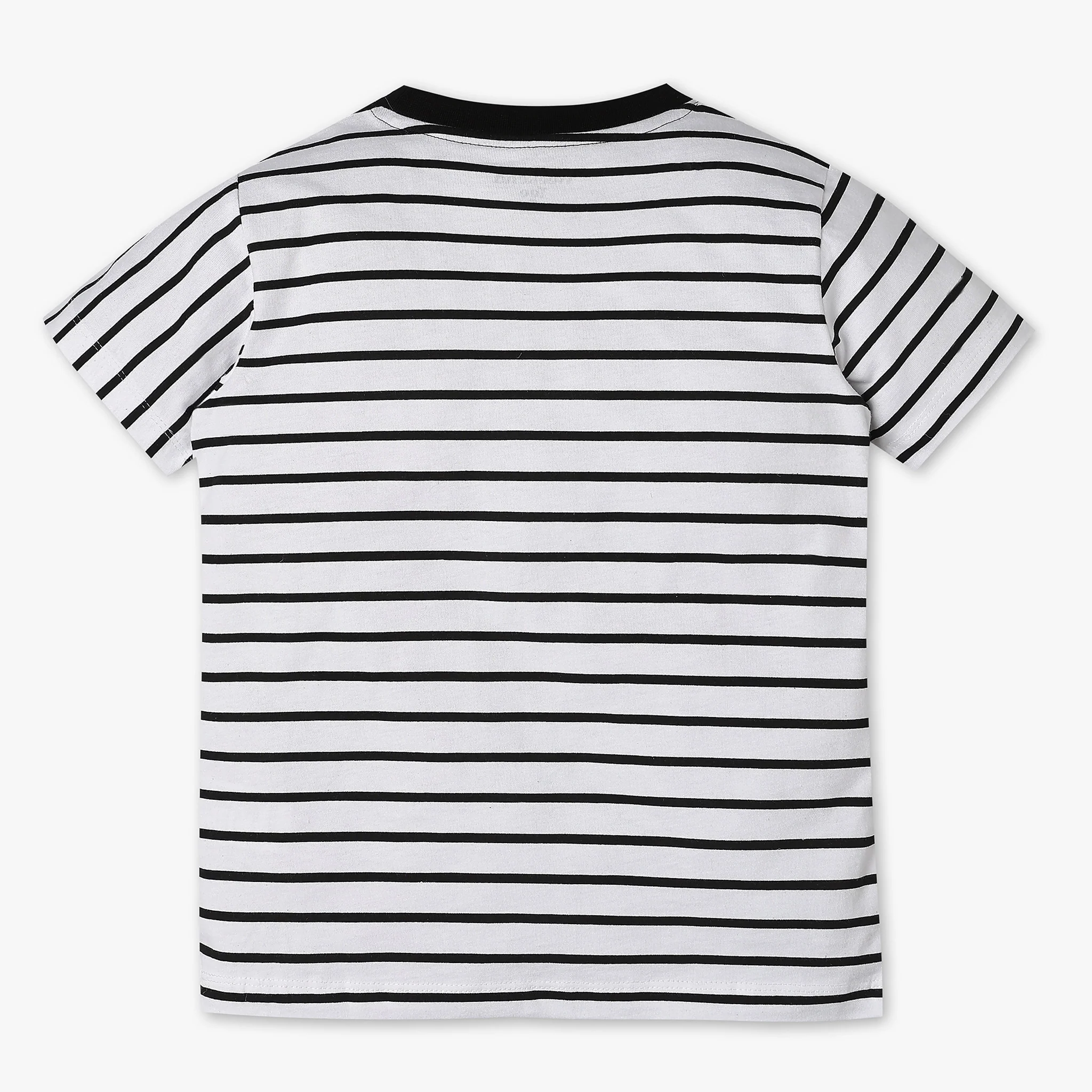 Boys Single Jersey Striped Weekend T-Shirt - Image 2