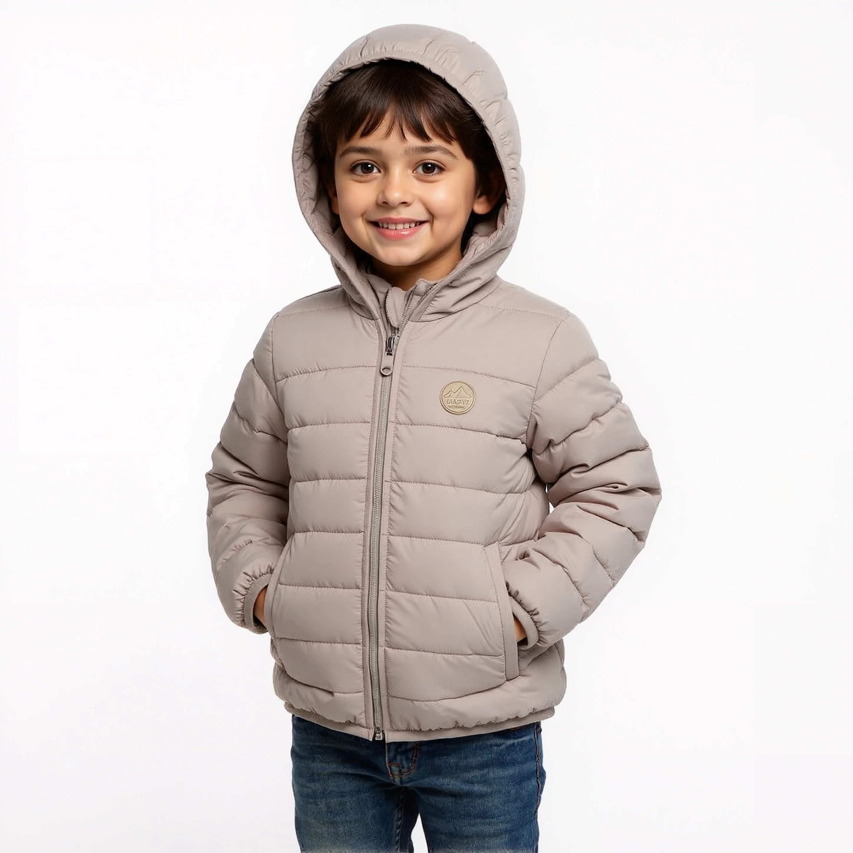 Boys Solid Jacket - Image 5
