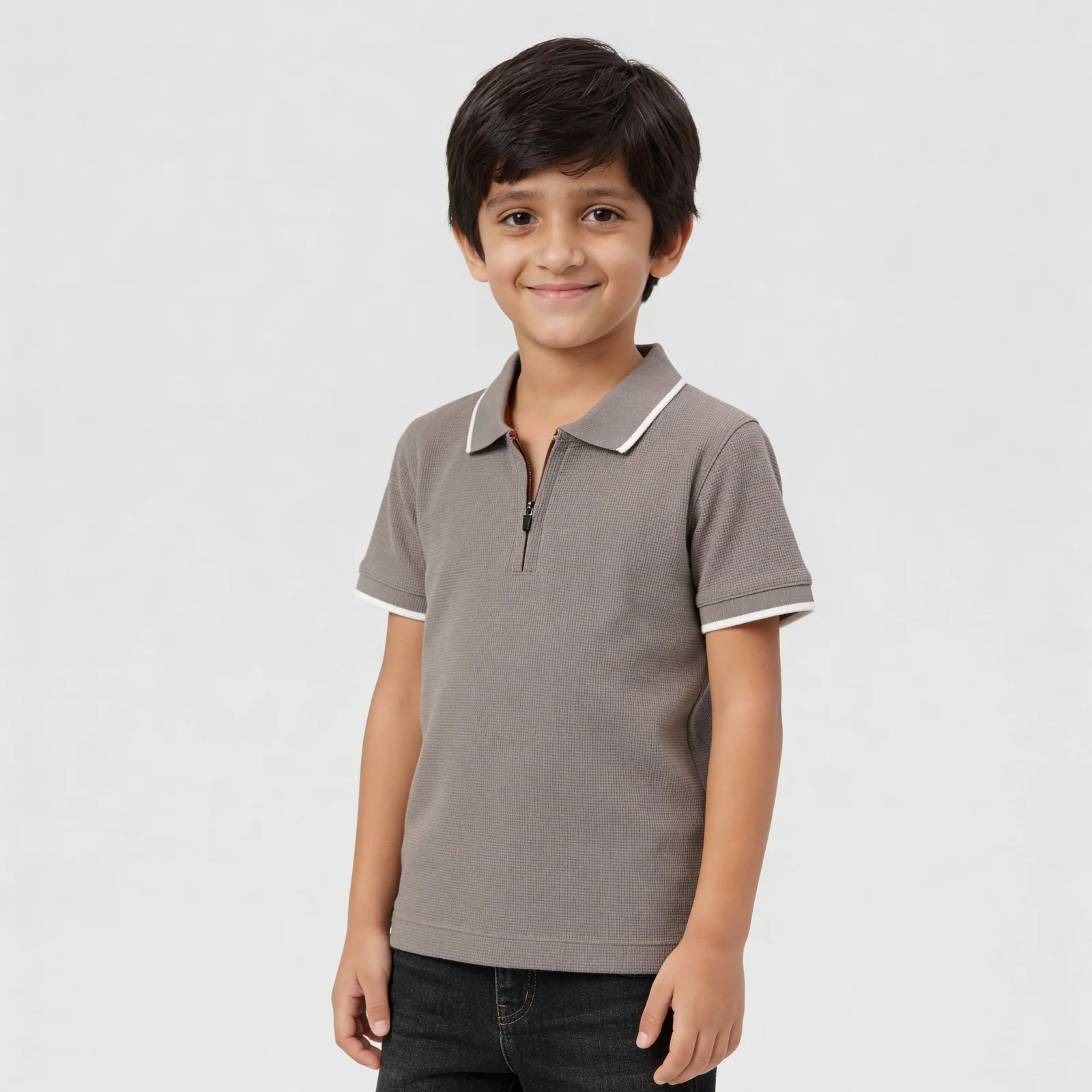 Boys Solid Polo T-Shirt - Image 8