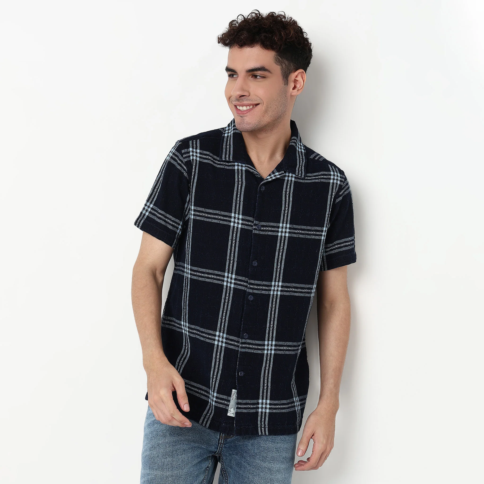 Checkered Cotton Cruiser Shirt - Image 2